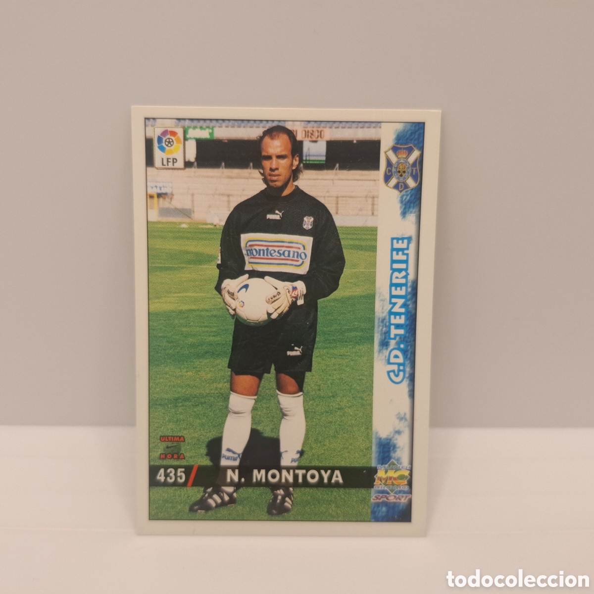 Cromos de f&uacute;tbol: Tenerife -N&ordm; 435 N. Montoya -&Uacute;ltima Hora -Mundicromo Las Fichas de la Liga 1998-1999-98-99