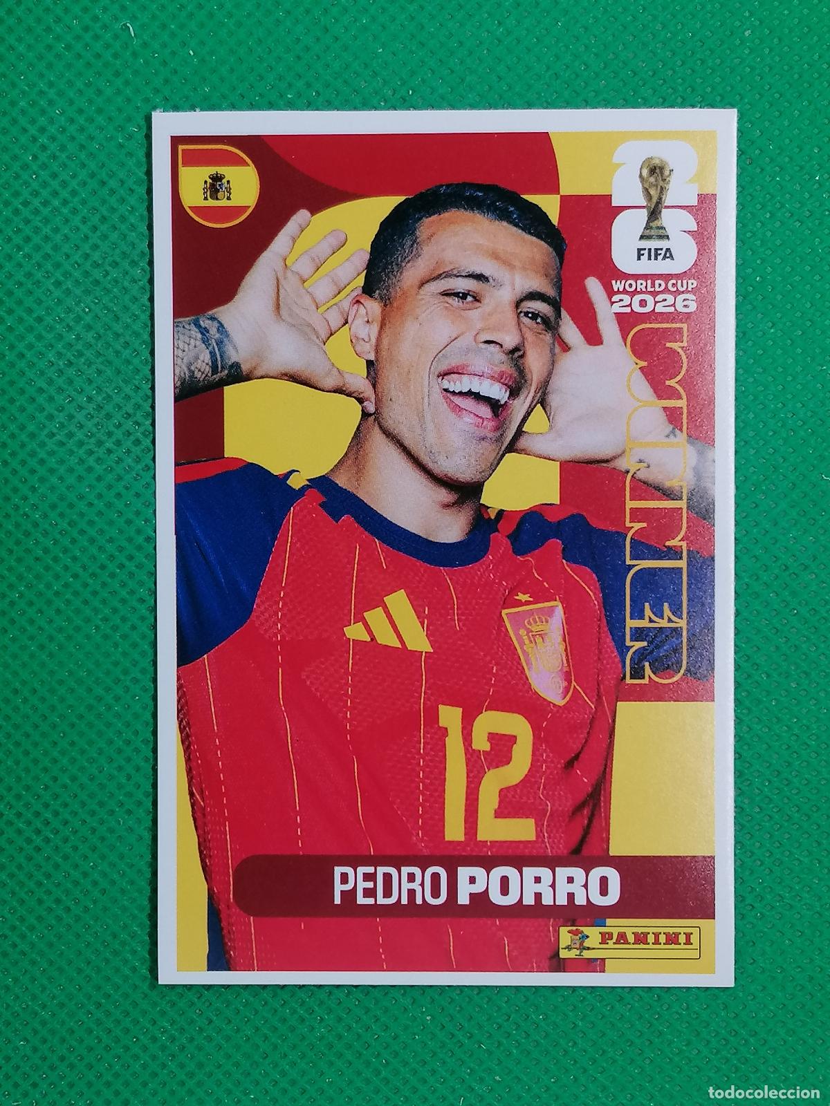 Cromos de f&uacute;tbol: 13 PEDRO PORRO ESPA&Ntilde;A WINNER POSTER ⚽ PANINI FIFA MUNDIAL WORLD CUP 26 2026 STICKER ⚽