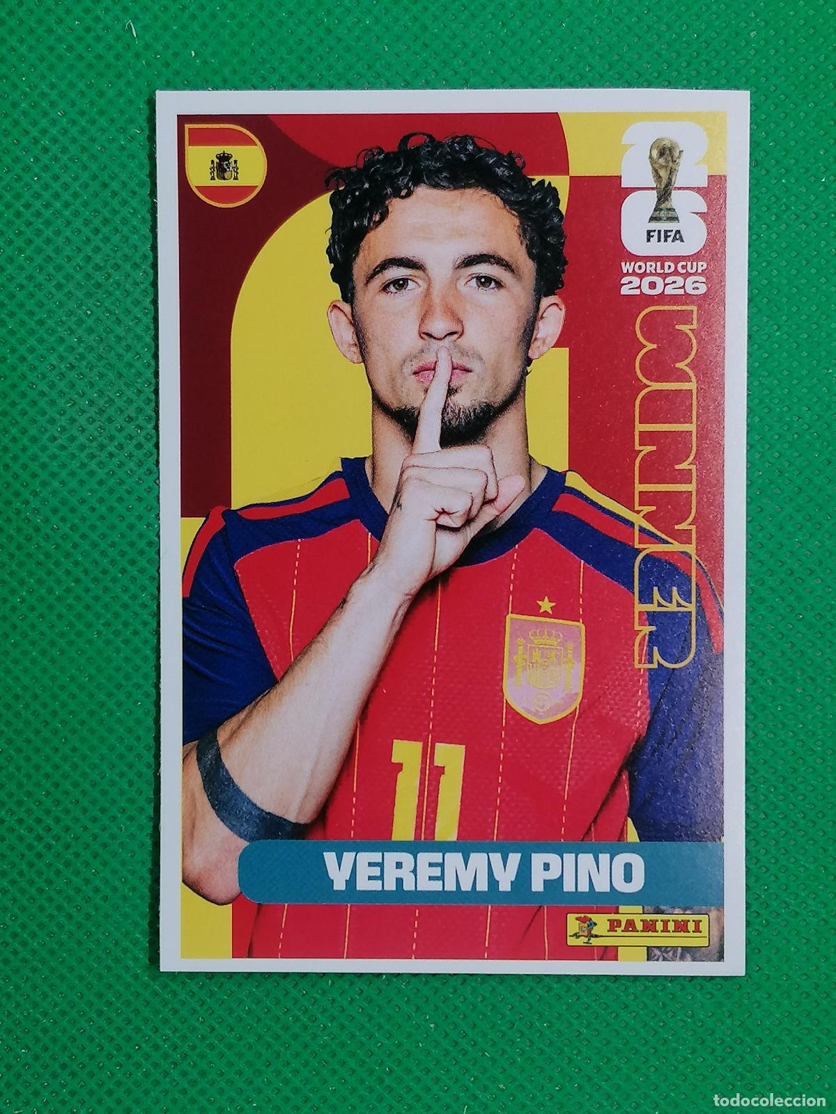 Cromos de f&uacute;tbol: 12 YEREMY PINO ESPA&Ntilde;A WINNER POSTER ⚽ PANINI FIFA MUNDIAL WORLD CUP 26 2026 STICKER ⚽