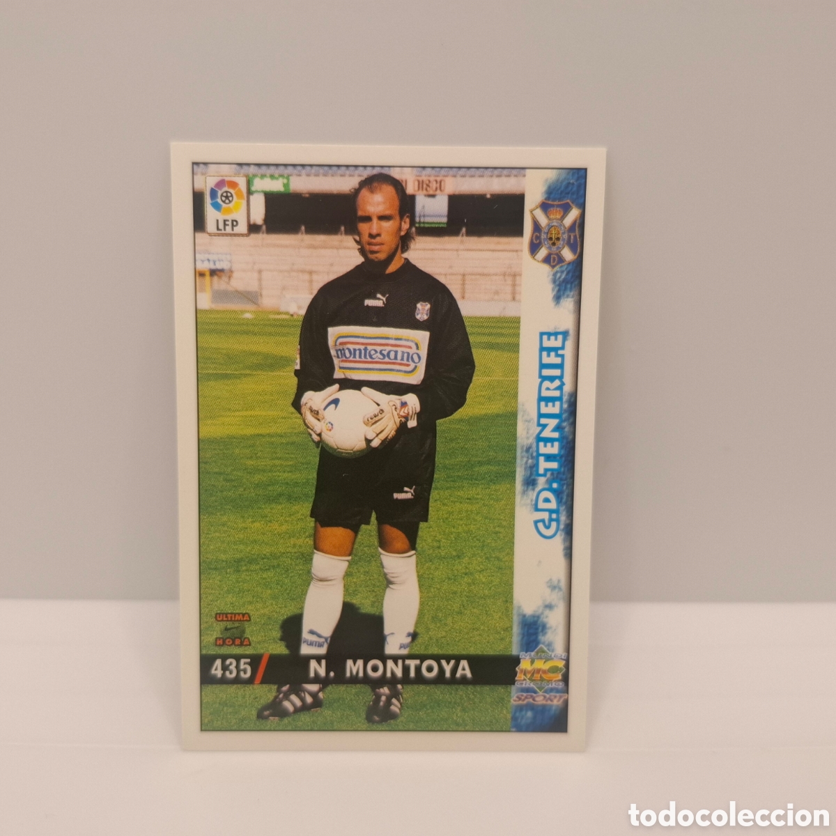 Cromos de f&uacute;tbol: Tenerife -N&ordm; 435 N. Montoya -&Uacute;ltima Hora -Mundicromo Las Fichas de la Liga 1998-1999-98-99