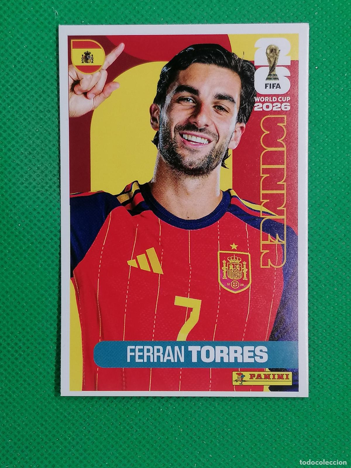 Cromos de f&uacute;tbol: 8 FERRAN TORRES ESPA&Ntilde;A WINNER POSTER ⚽ PANINI FIFA MUNDIAL WORLD CUP 26 2026 STICKER ⚽