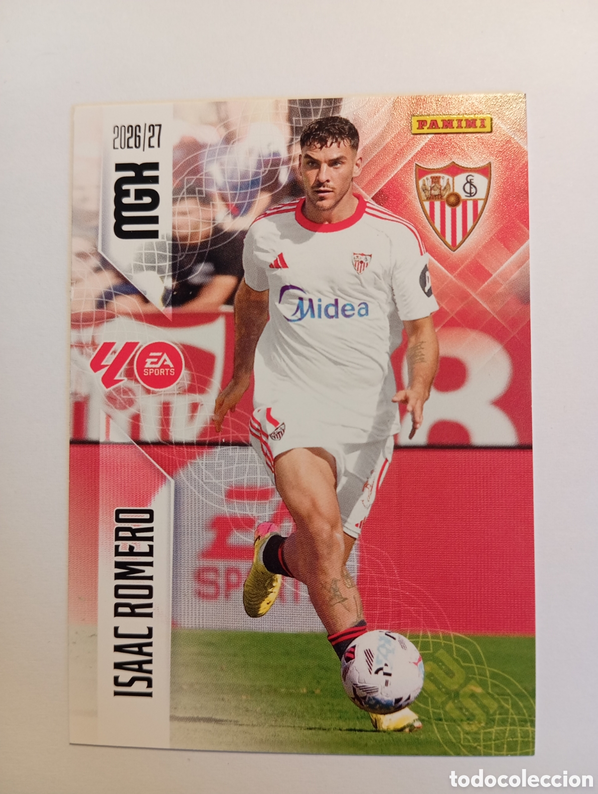 Cromos de f&uacute;tbol: 342 ISAAC ROMERO SEVILLA PANINI MEGACRACKS 26 27