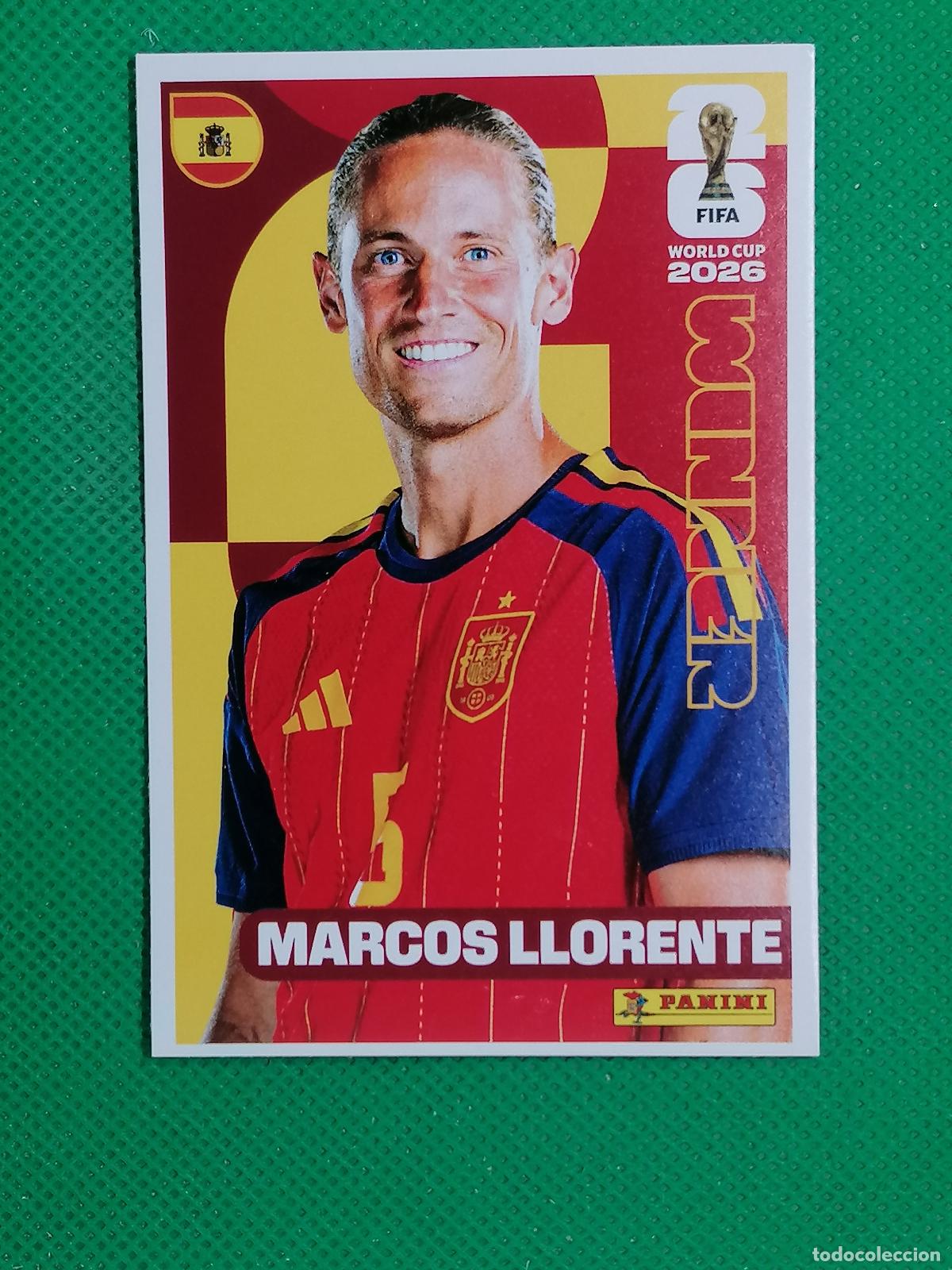 Cromos de f&uacute;tbol: 6 MARCOS LLORENTE ESPA&Ntilde;A WINNER POSTER ⚽ PANINI FIFA MUNDIAL WORLD CUP 26 2026 STICKER ⚽