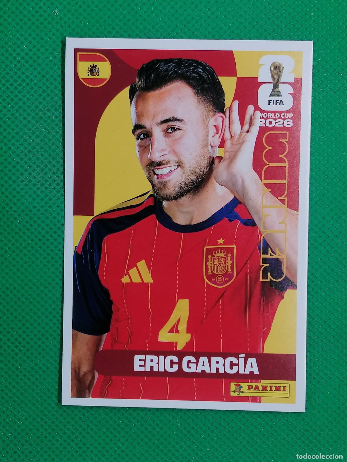 Cromos de f&uacute;tbol: 5 ERIC GARCIA ESPA&Ntilde;A WINNER POSTER ⚽ PANINI FIFA MUNDIAL WORLD CUP 26 2026 STICKER ⚽