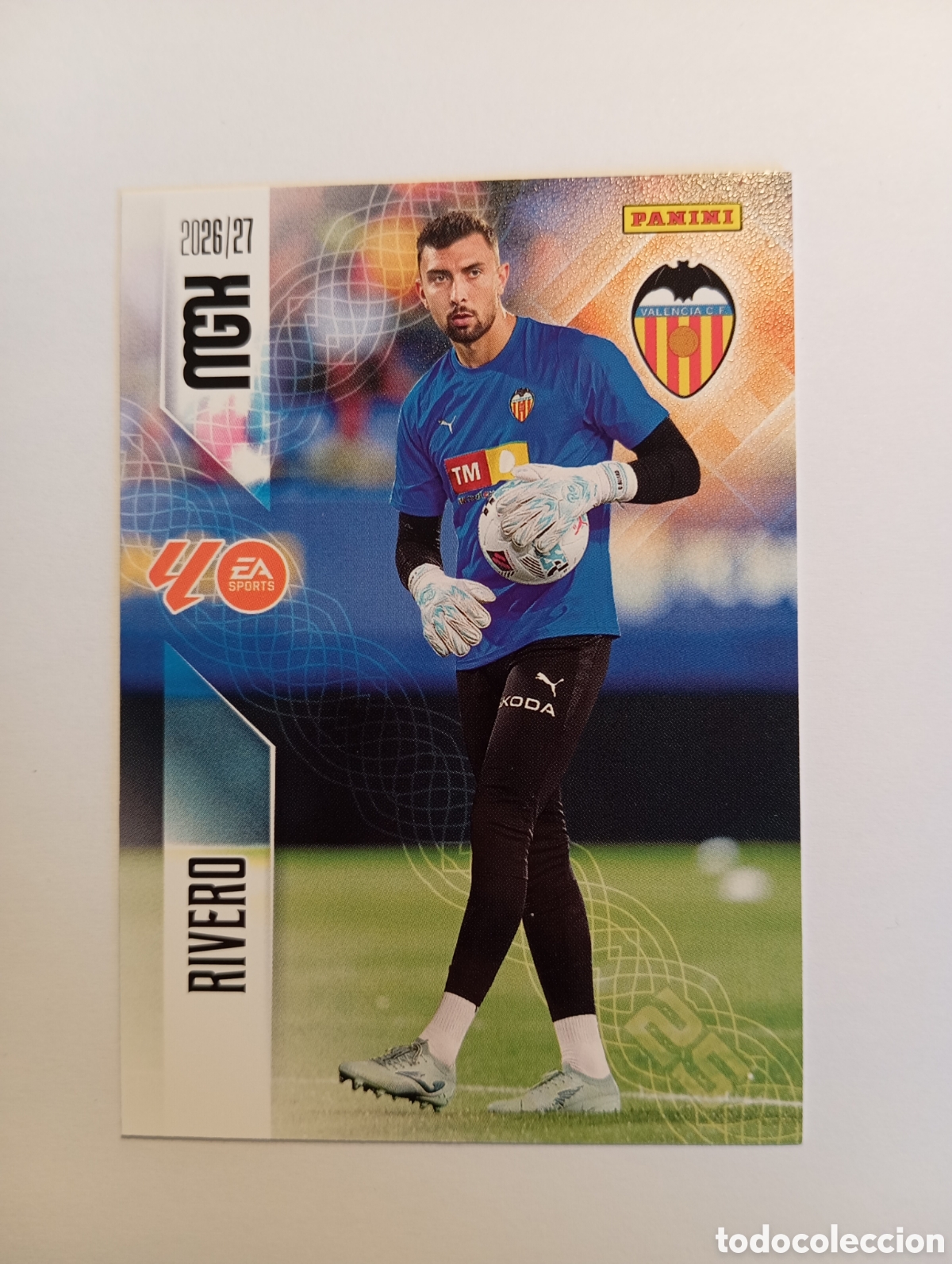 Cromos de f&uacute;tbol: 345 RIVERO VALENCIA PANINI MEGACRACKS 26 27