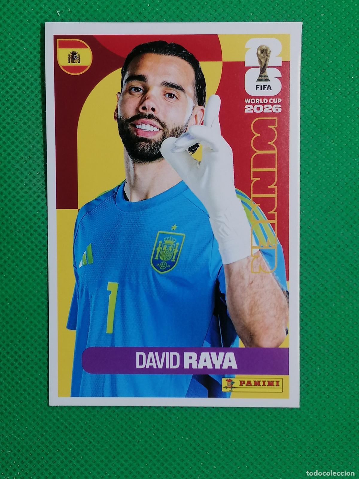 Cromos de f&uacute;tbol: 2 DAVID RAYA ESPA&Ntilde;A WINNER POSTER ⚽ PANINI FIFA MUNDIAL WORLD CUP 26 2026 STICKER ⚽