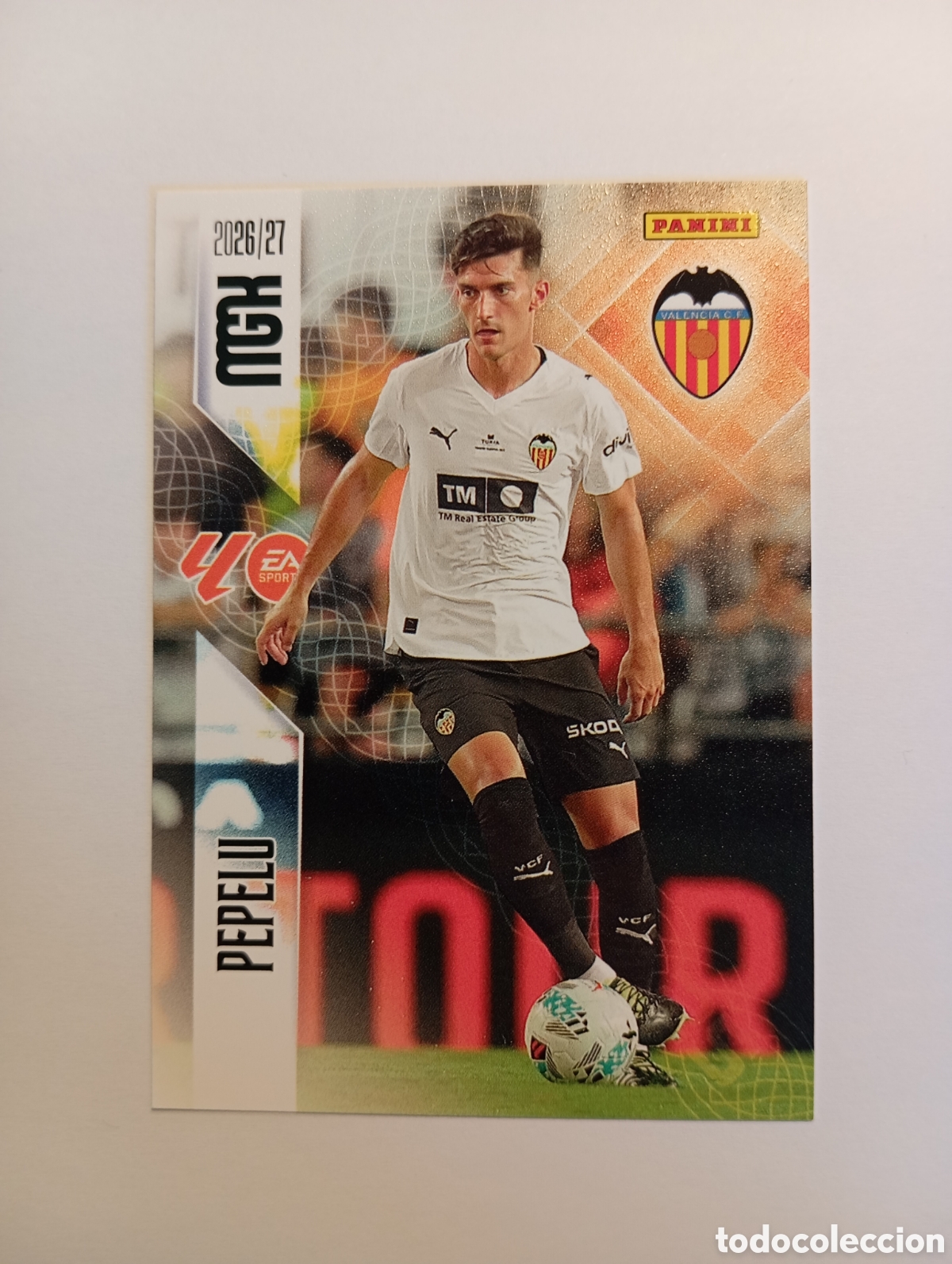 Cromos de f&uacute;tbol: 352 PEPELU VALENCIA PANINI MEGACRACKS 26 27