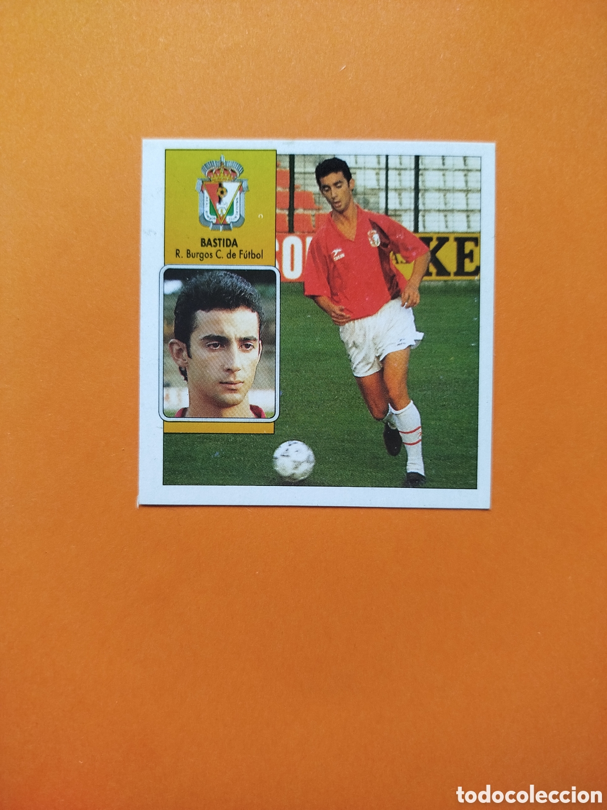 Cromos de f&uacute;tbol: BASTIDA COLOCA BURGOS LIGA ESTE 92-93 DESPEGADO