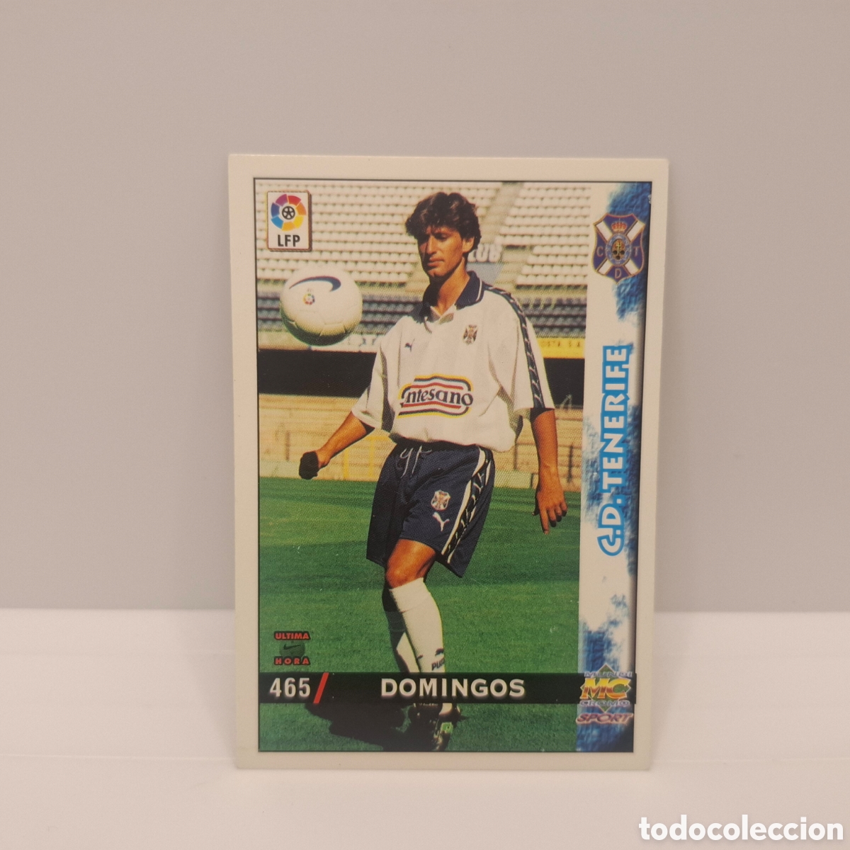 Cromos de f&uacute;tbol: Tenerife -N&ordm; 465 Domingos -&Uacute;ltima Hora -Mundicromo Las Fichas de la Liga 1998-1999-98-99