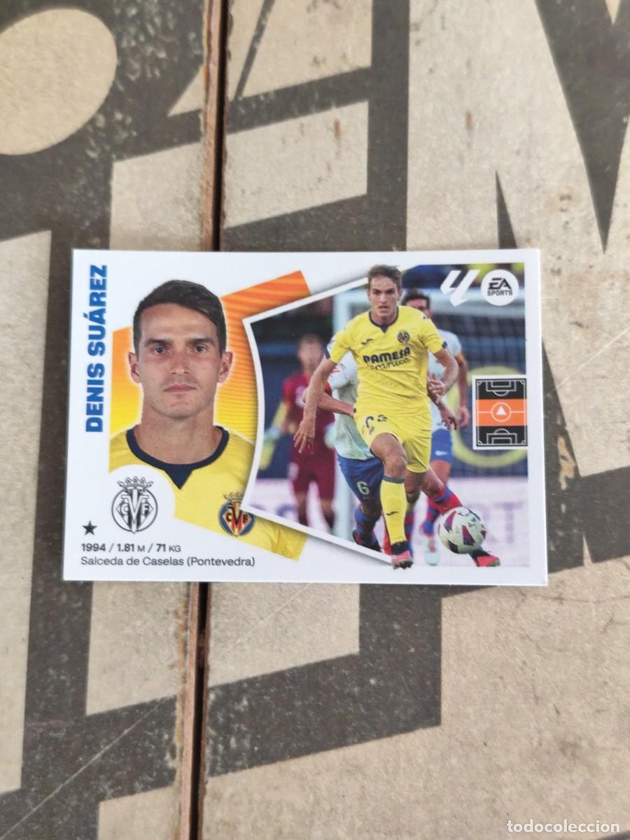 Fu&szlig;ball-Sticker: Denis Su&aacute;rez N 13 Villarreal Liga Este 24/25 sin pegar