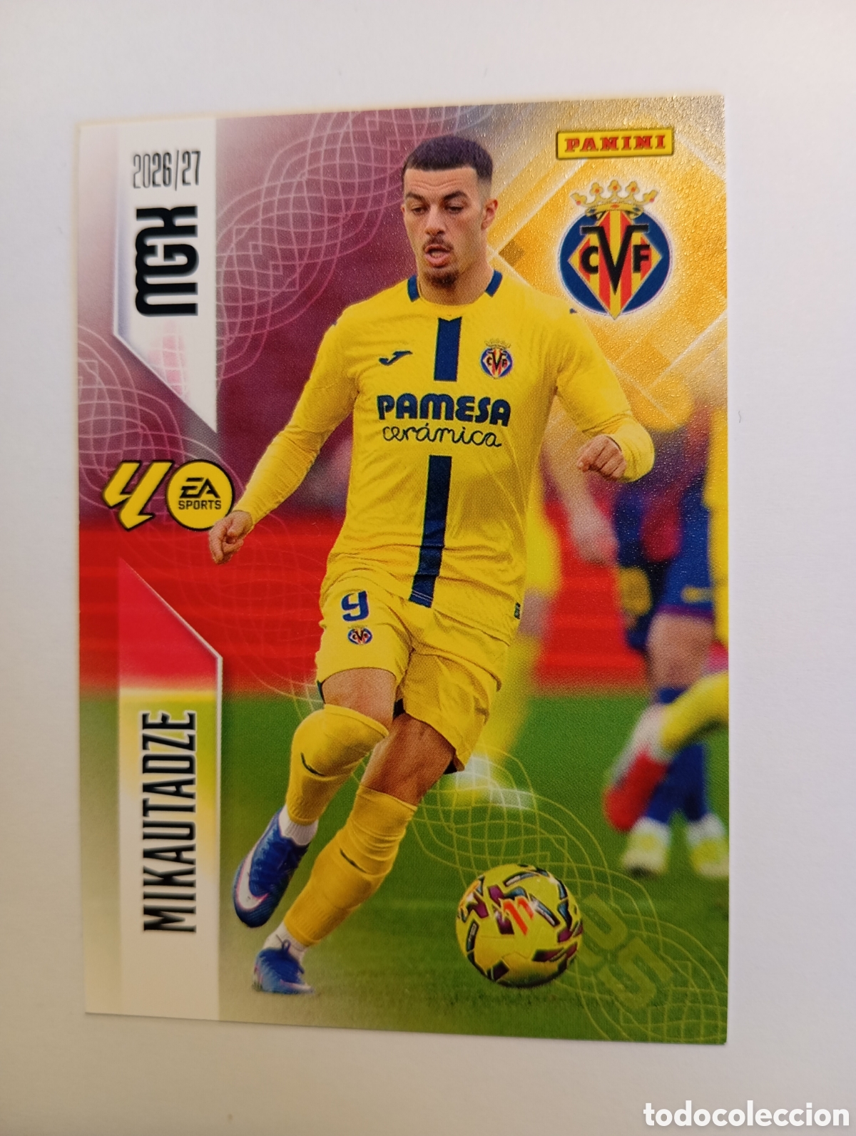 Cromos de f&uacute;tbol: 376 MIKAUTADZE VILLARREAL CF PANINI MEGACRACKS 26 27