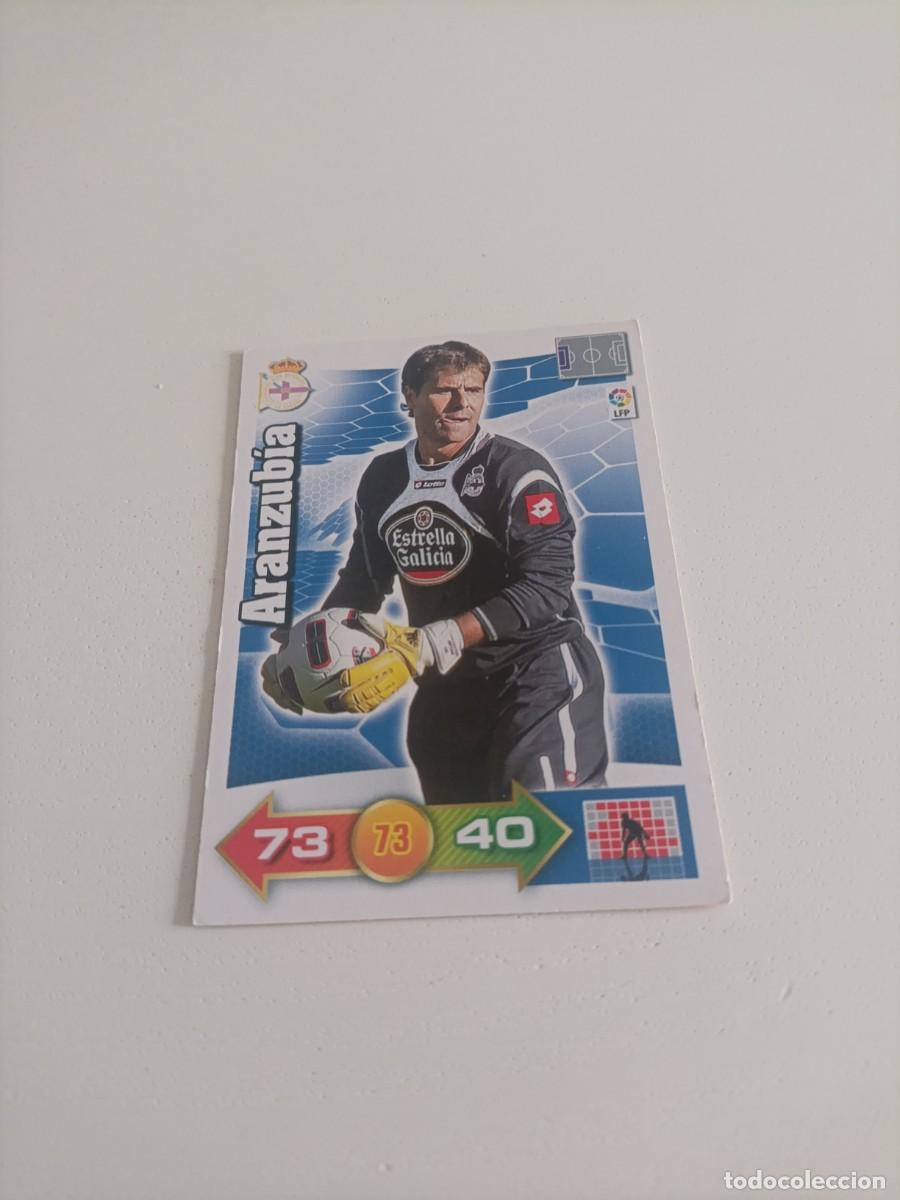 Cromos de f&uacute;tbol: Adrenalyn 2010/11 Aranzubia Deportivo de la Coru&ntilde;a
