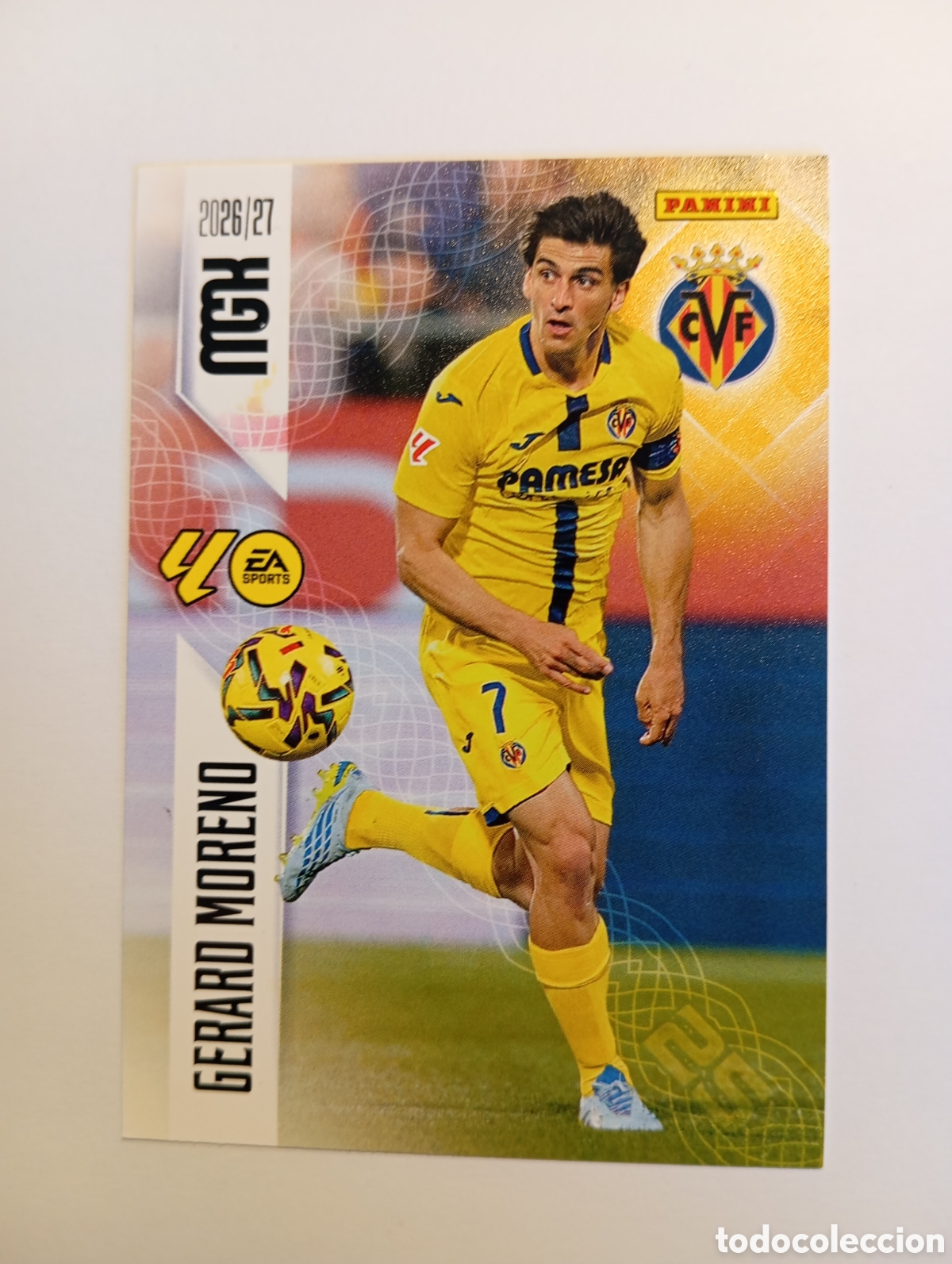 Cromos de f&uacute;tbol: 378 GERARD MORENO VILLARREAL CF PANINI MEGACRACKS 26 27