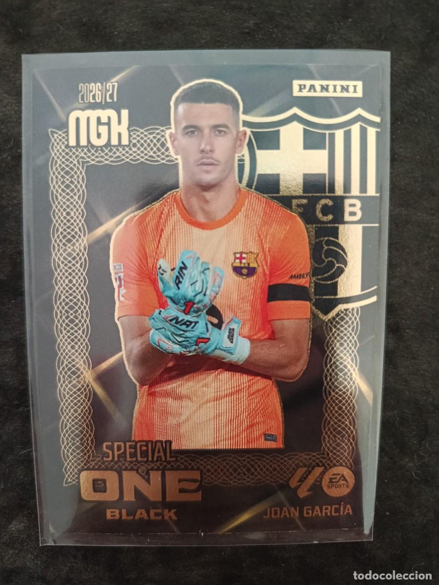 Cromos de f&uacute;tbol: MGK 2026/27 MEGACRACKS PANINI. #JOAN GARC&Iacute;A &rdquo;SPECIAL ONE BLACK&rdquo;. FC. BARCELONA