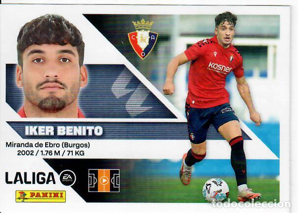 Cromos de f&uacute;tbol: CROMO PANINI LIGA 26 27 - N&ordm; 16 - IKER BENITO - OSASUNA