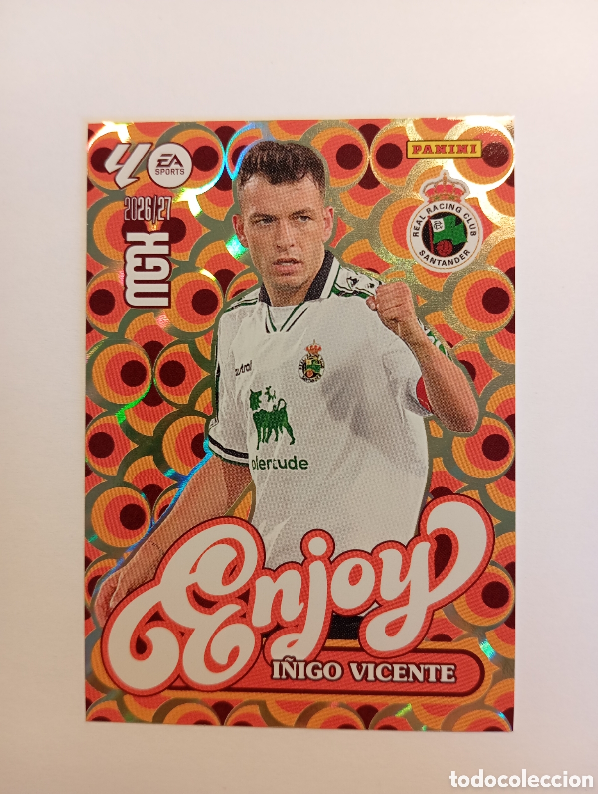 Cromos de f&uacute;tbol: 383 &Iacute;&Ntilde;IGO VICENTE ENJOY PANINI MEGACRACKS 26 27