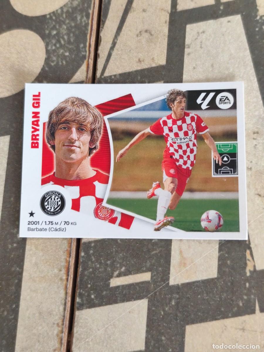 Cromos de f&uacute;tbol: &Uacute;ltimos Fichajes Bryan Gil N 19 Liga Este 24/25 sin pegar