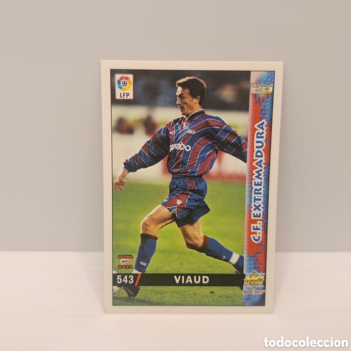 Cromos de f&uacute;tbol: Extremadura -N&ordm; 543 Viaud -&Uacute;ltima Hora -Mundicromo Las Fichas de la Liga 1998-1999-98-99