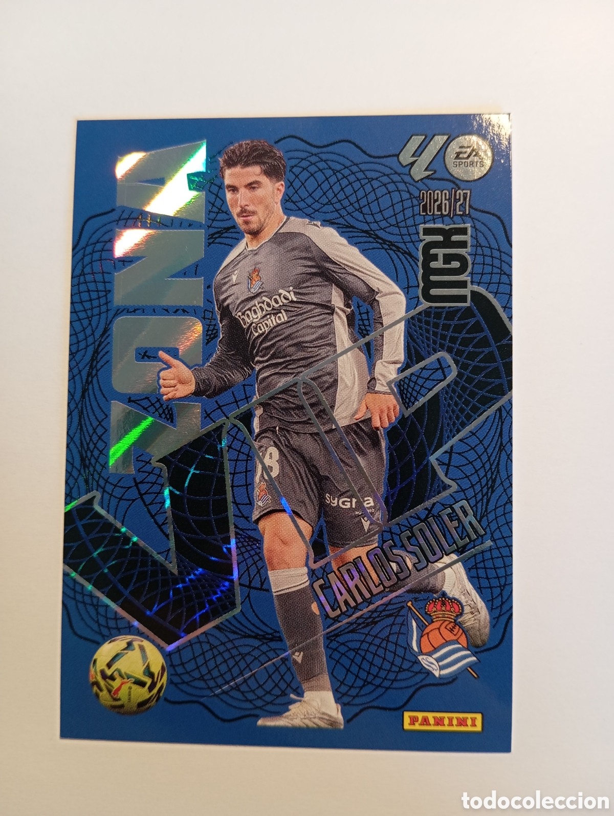 Cromos de f&uacute;tbol: 390 CARLOS SOLER ZONA VIP PANINI MEGACRACKS 26 27