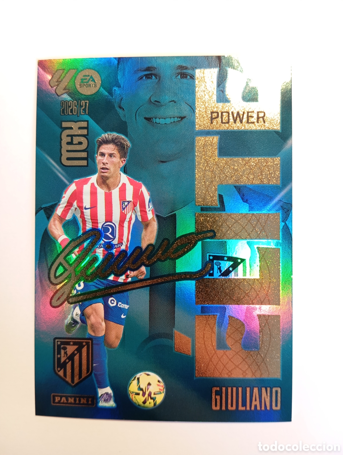 Cromos de f&uacute;tbol: 7P GUILIANO ELITE POWER PANINI MEGACRACKS 26 27