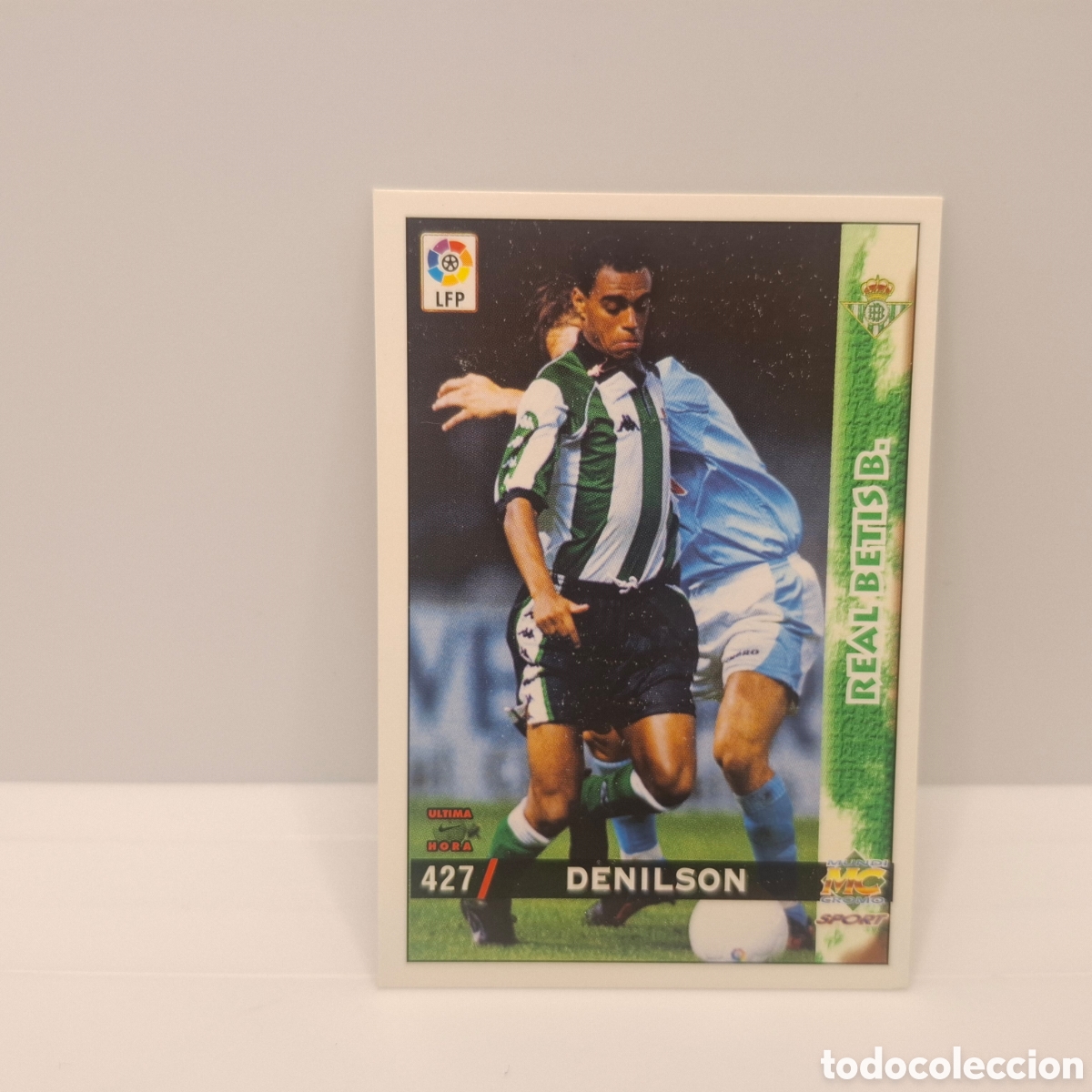Cromos de f&uacute;tbol: Real Betis -N&ordm; 427 Denilson -&Uacute;ltima Hora -Mundicromo Las Fichas de la Liga 1998-1999-98-99