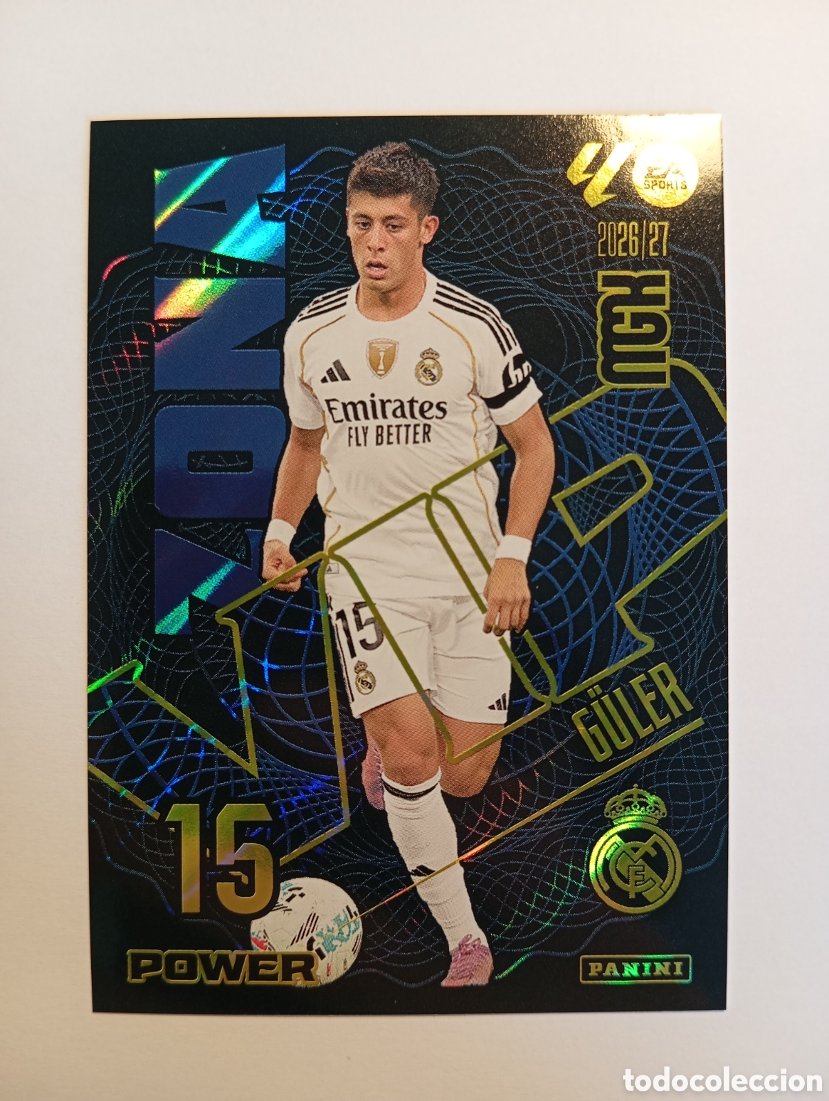 Cromos de f&uacute;tbol: 396P ARDA GULER ZONA VIP POWER PANINI MEGACRACKS 26 27