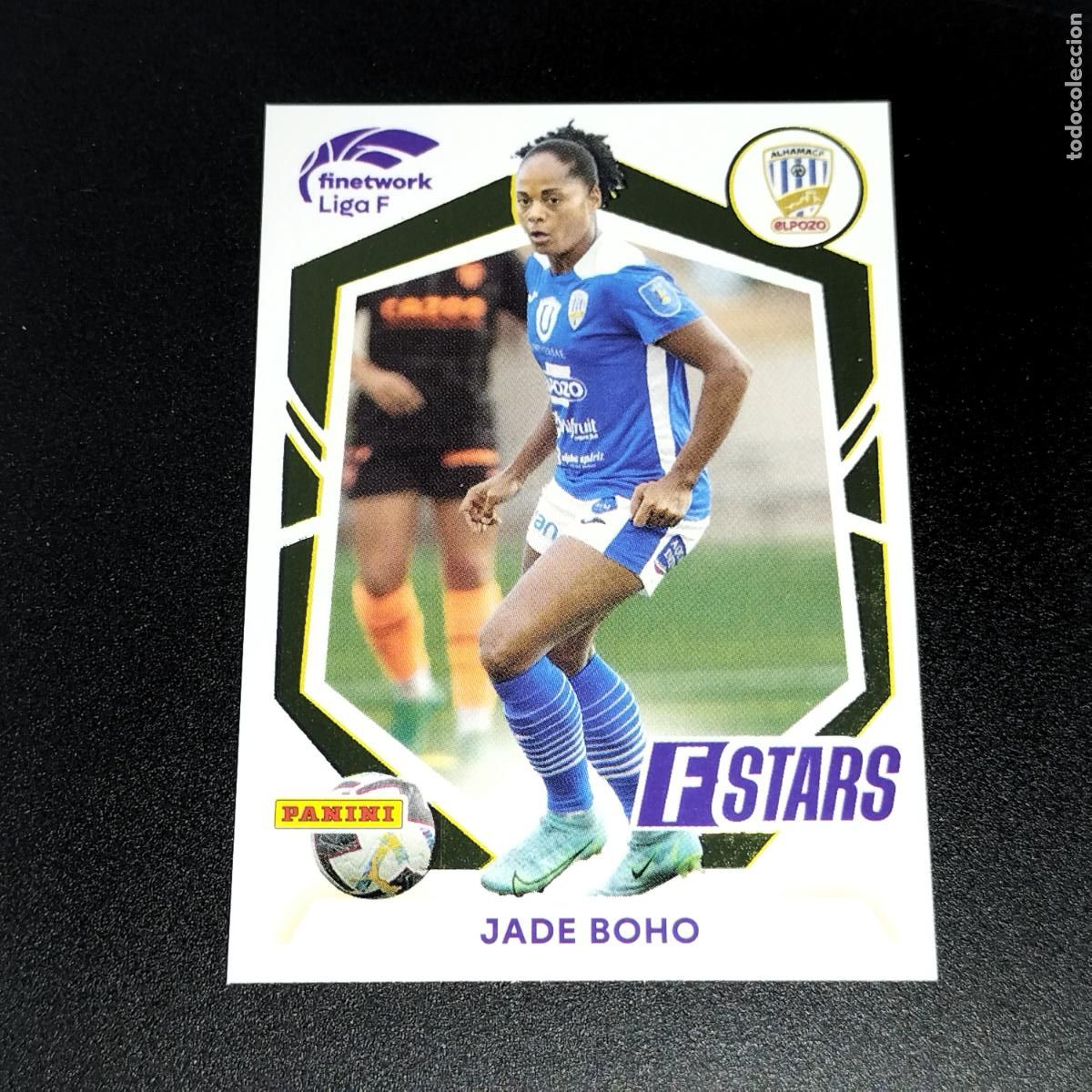 Cromos de f&uacute;tbol: N&ordm; 337 JADE BOHO ALHAMA EL POZO CROMOS FINETWORK LIGA F FEMENINA PANINI 2022 2023 22 23