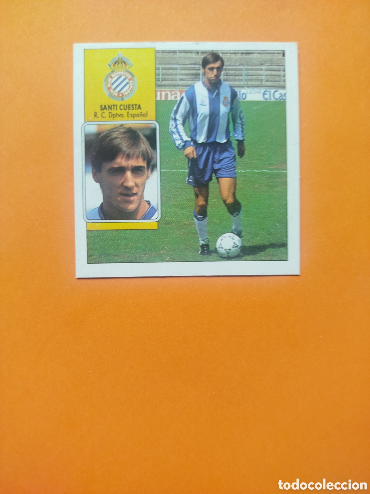 Cromos de f&uacute;tbol: SANTI CURSTA COLOCA ESPA&Ntilde;OL LIGA ESTE 92-93 DESPEGADO