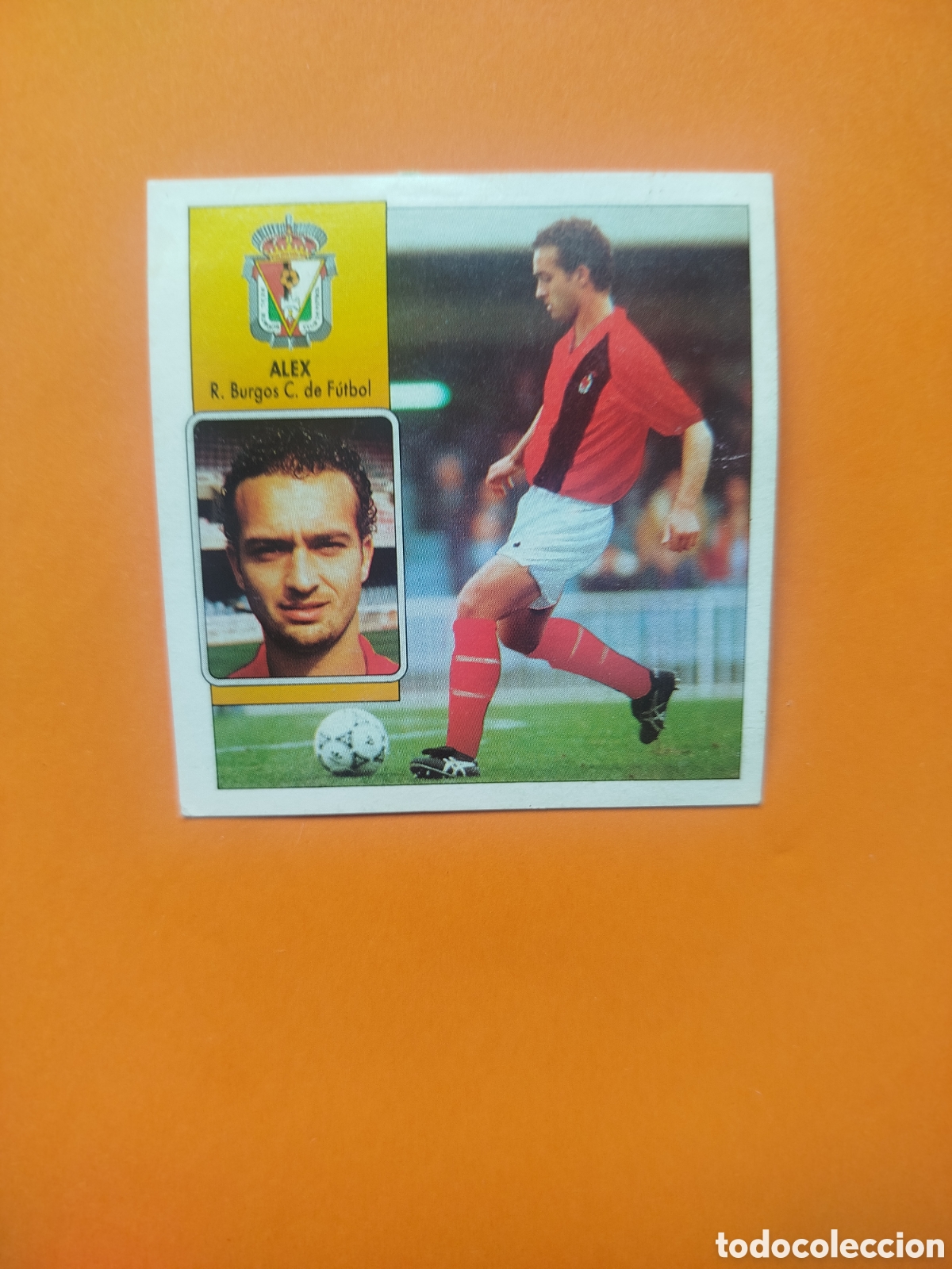 Cromos de f&uacute;tbol: ALEX BAJA BURGOS LIGA ESTE 92-93 DESPEGADO