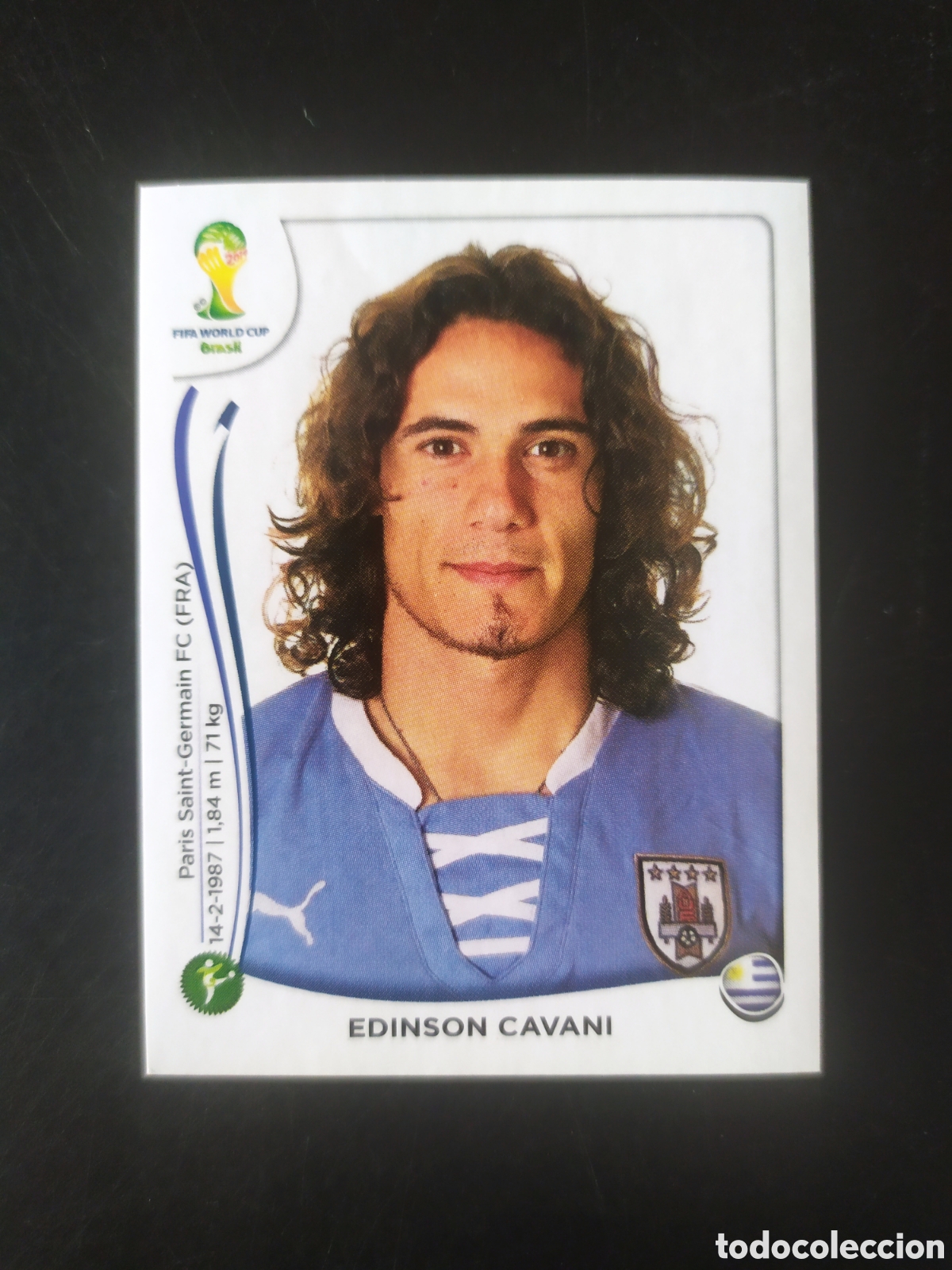 Cromos de f&uacute;tbol: Mundial FIFA Brasil 2014 panini Cavani n&deg; 277 Uruguay