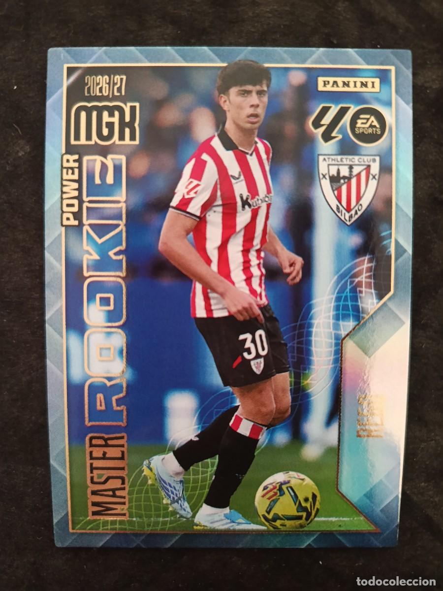 Cromos de f&uacute;tbol: MGK 2026/27 MEGACRACKS PANINI. #418P REGO &rdquo;MASTER ROOKIE POWER&rdquo; ATH. BILBAO
