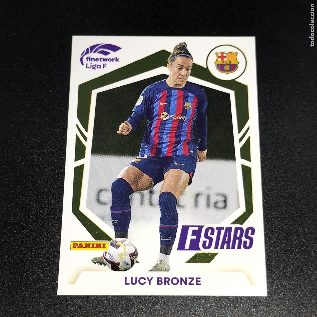 Cromos de f&uacute;tbol: N&ordm; 341 LUCY BRONZE STARS FC BARCELONA CROMOS FINETWORK LIGA F FEMENINA PANINI 2022 2023 22 23