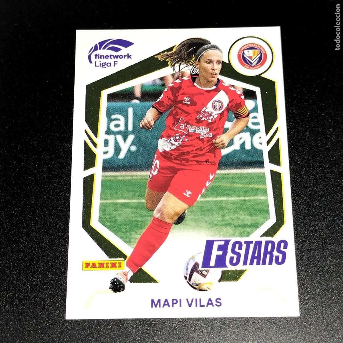 Cromos de f&uacute;tbol: N&ordm; 343 MAPI VILAS STARS LEVANTE LAS PLANAS CROMOS FINETWORK LIGA F FEMENINA PANINI 2022 2023 22 23