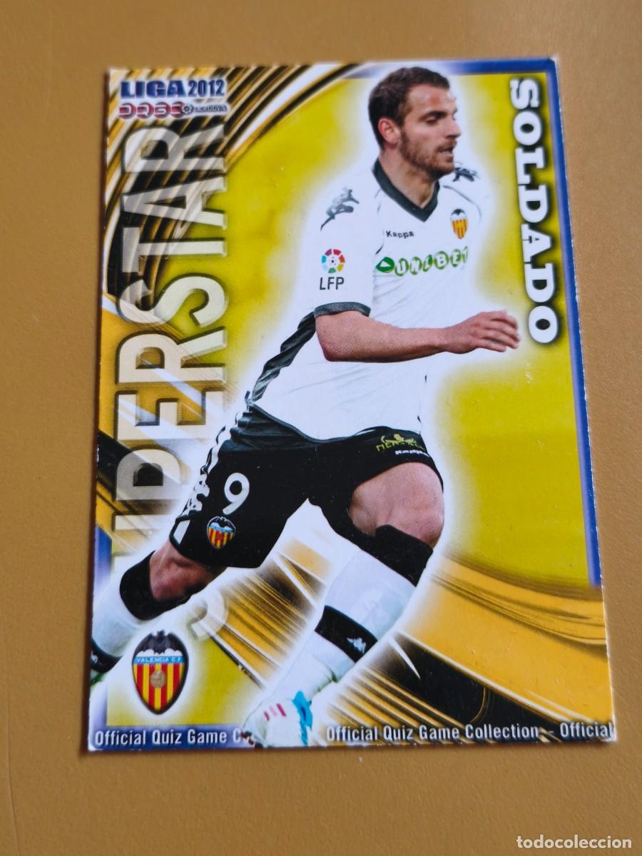 Cromos de f&uacute;tbol: soldado, liga 2012 superstar
