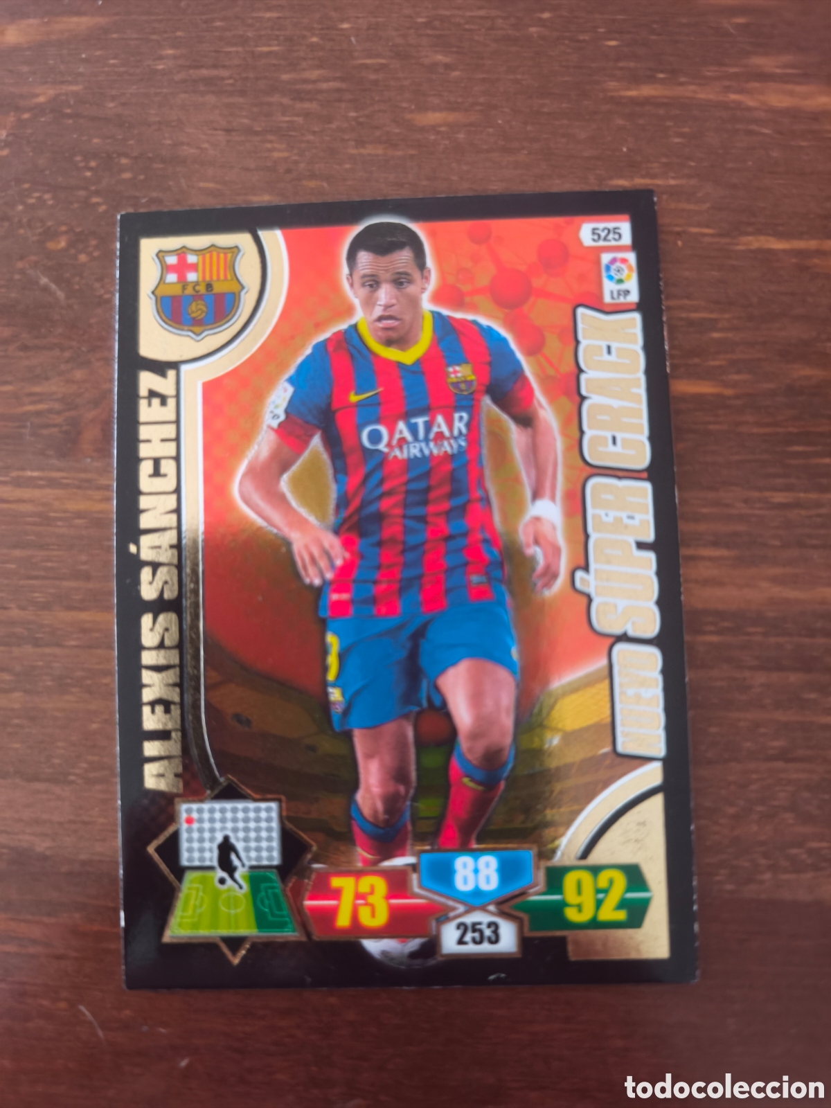 Cromos de f&uacute;tbol: Alexis S&aacute;nchez s&uacute;per crack Barcelona 13/14