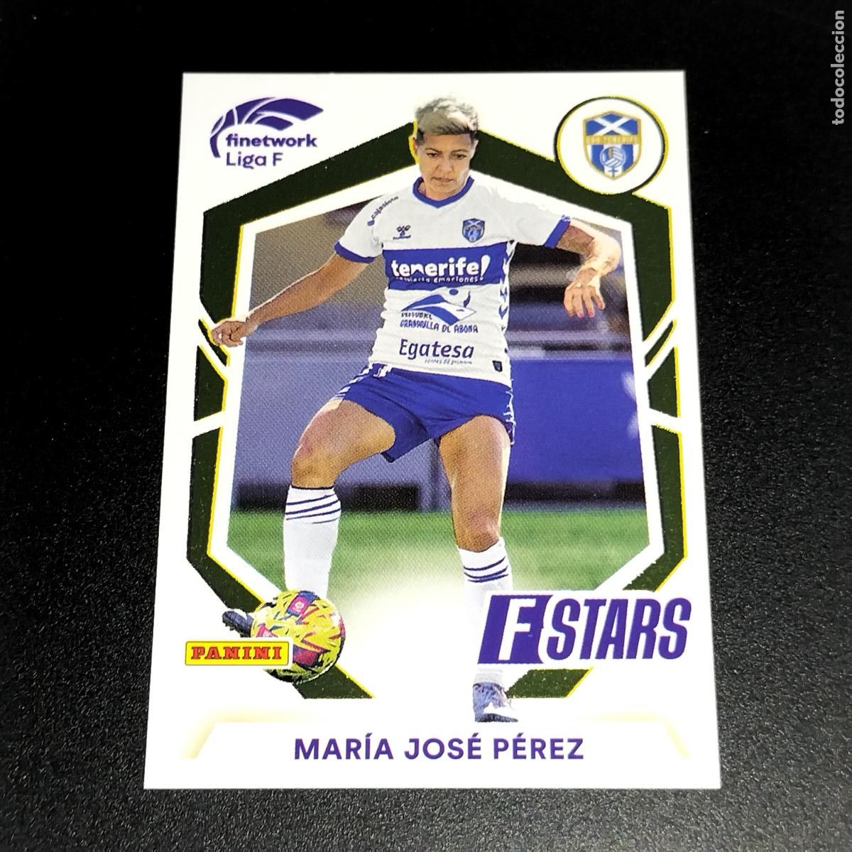 Cromos de f&uacute;tbol: N&ordm; 345 MARIA JOSE PEREZ STARS GRANADILLA TENERIFE FINETWORK LIGA F FEMENINA PANINI 2022 2023 22 23