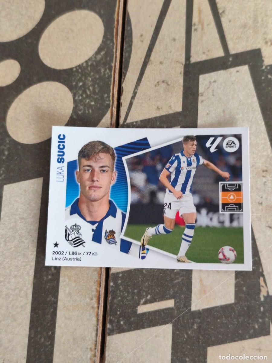 Cromos de f&uacute;tbol: &Uacute;ltimos Fichajes Sucic N 40 Real Sociedad Liga Este 24/25 sin pegar