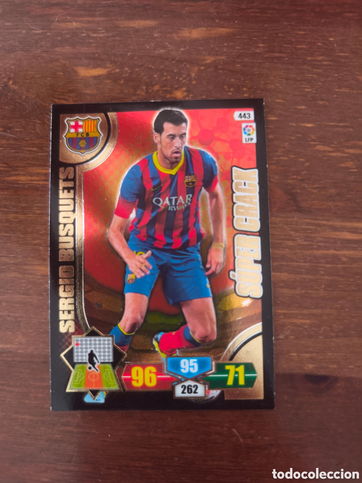 Cromos de f&uacute;tbol: Sergio Busquets s&uacute;per crack Barcelona 13/14