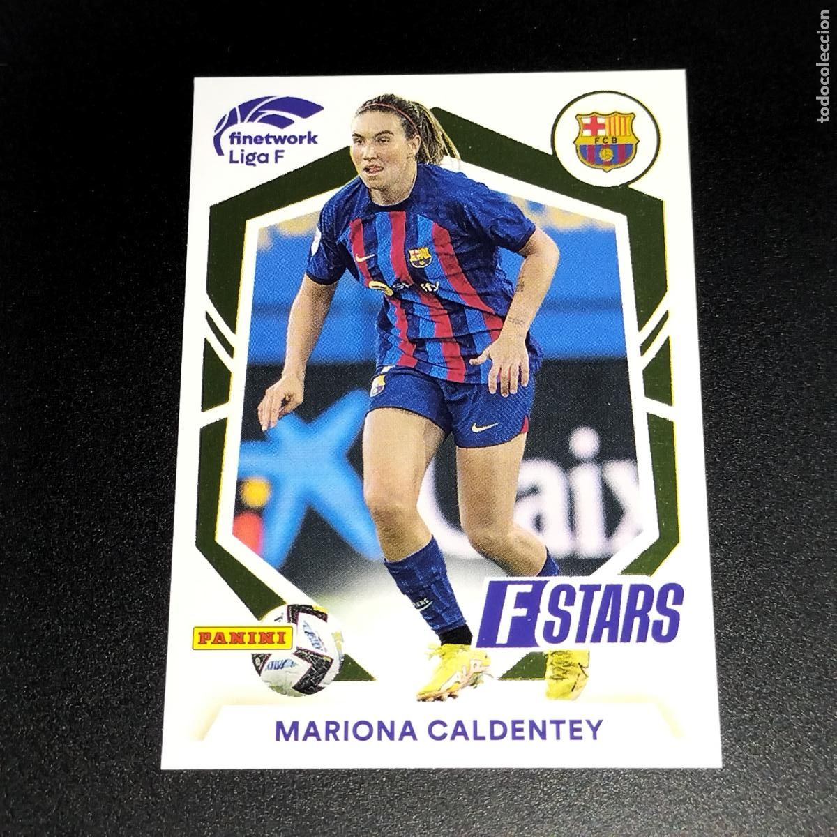 Cromos de f&uacute;tbol: N&ordm; 346 MARIONA CALDENTEY STARS FC BARCELONA CROMOS FINETWORK LIGA F FEMENINA PANINI 2022 2023 22 23