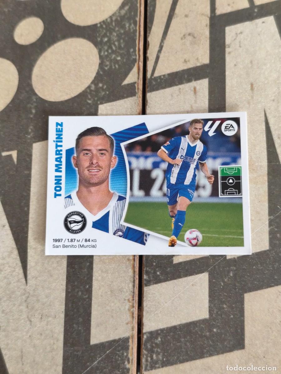 Cromos de f&uacute;tbol: &Uacute;ltimos Fichajes Toni Mart&iacute;nez N 46 Alav&eacute;s Liga Este 24/25 sin pegar
