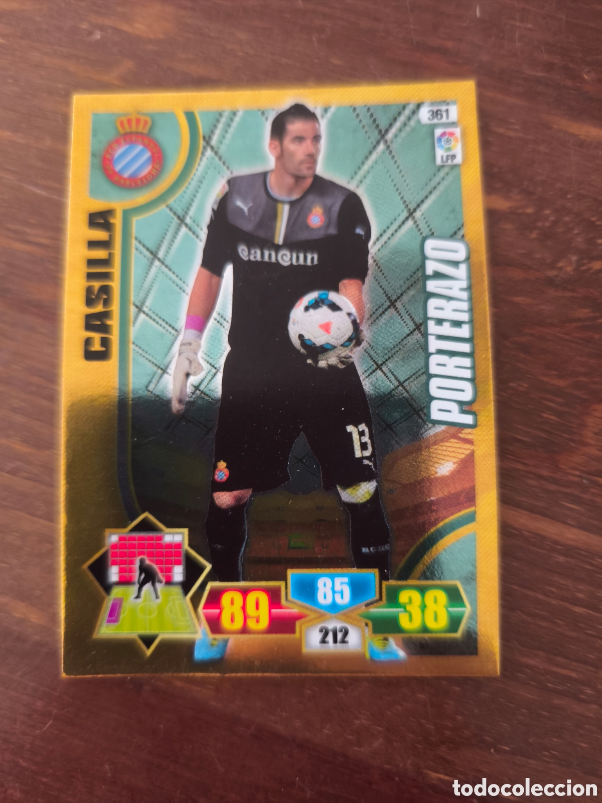 Cromos de f&uacute;tbol: Casilla porterazo espa&ntilde;ol adrenalyn 13/14