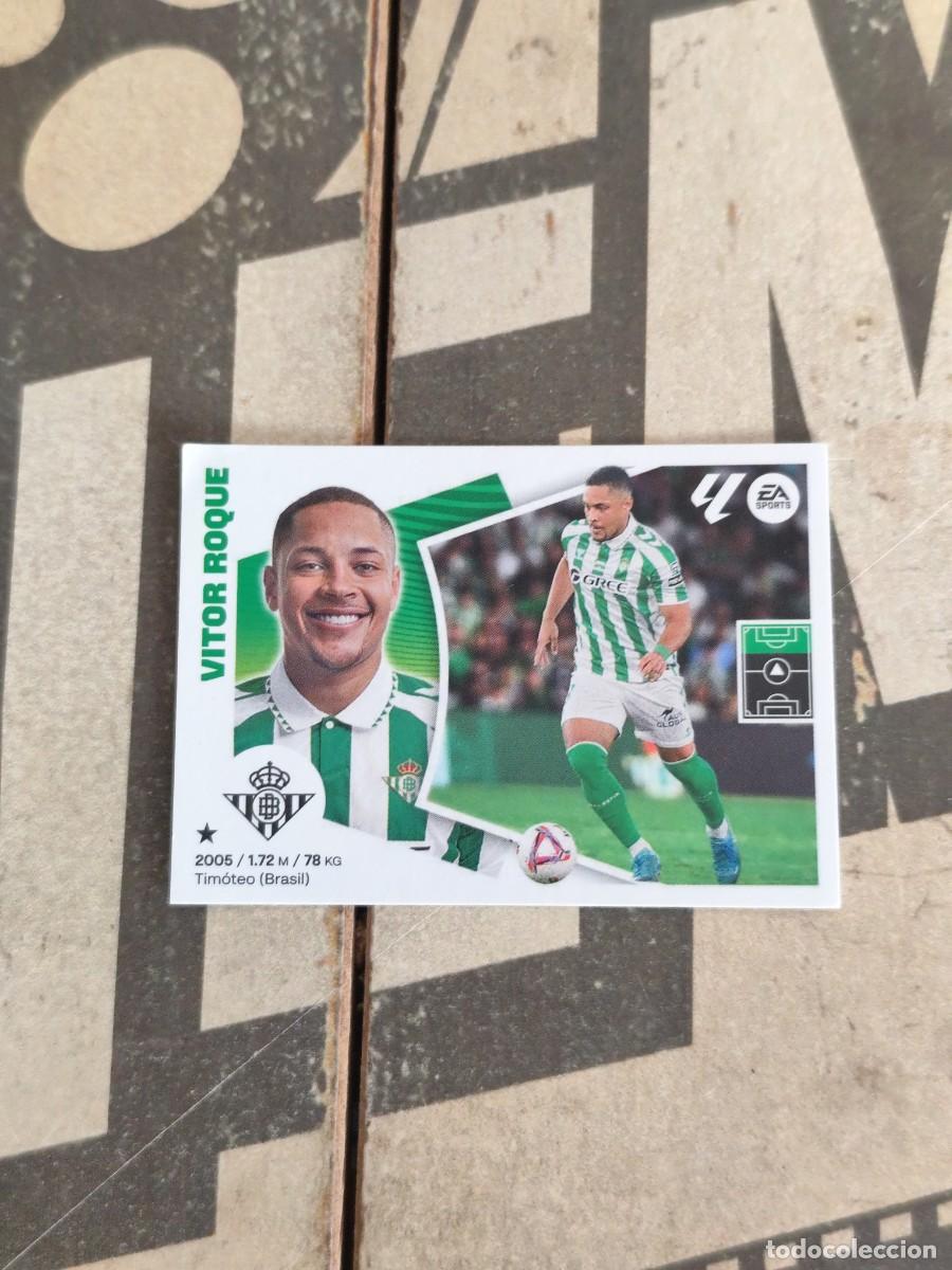 Cromos de f&uacute;tbol: &Uacute;ltimos Fichajes Vitor Roque N 47 Betis Liga Este 24/25 sin pegar