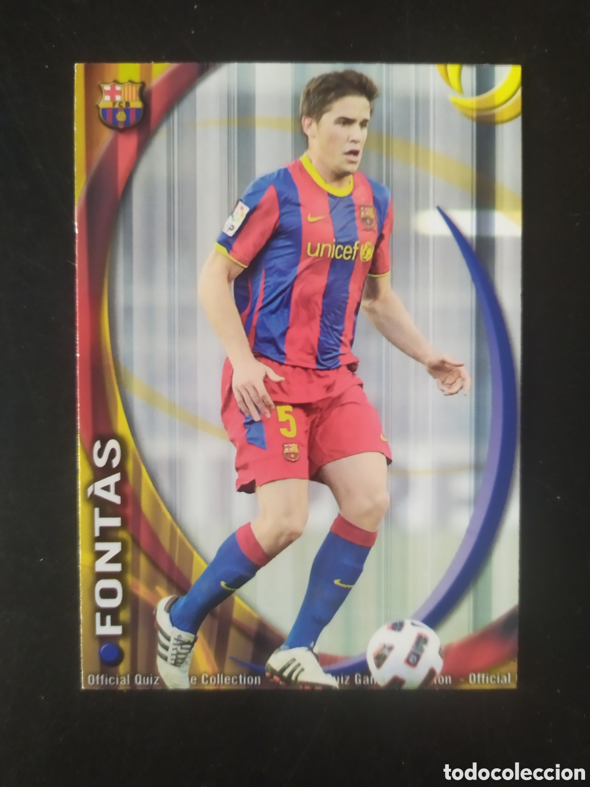 Figurine di Calcio: Mundicromo fichas Liga 2010 2011 10 11 Fontas n&deg; 1141 Barcelona B