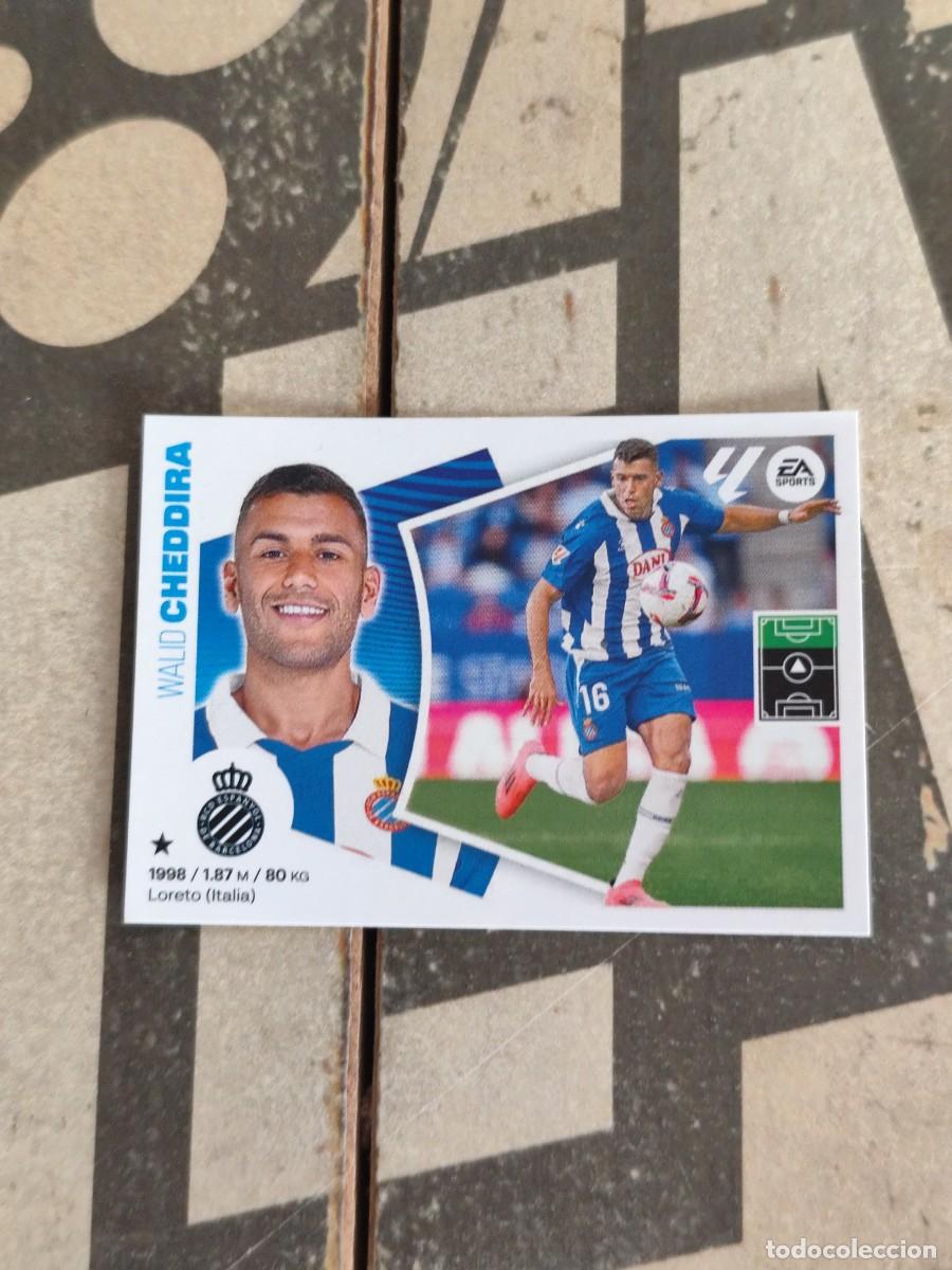 Figurine di Calcio: &Uacute;ltimos Fichajes Cheddira N 52 Espa&ntilde;ol Liga Este 24/25 sin pegar