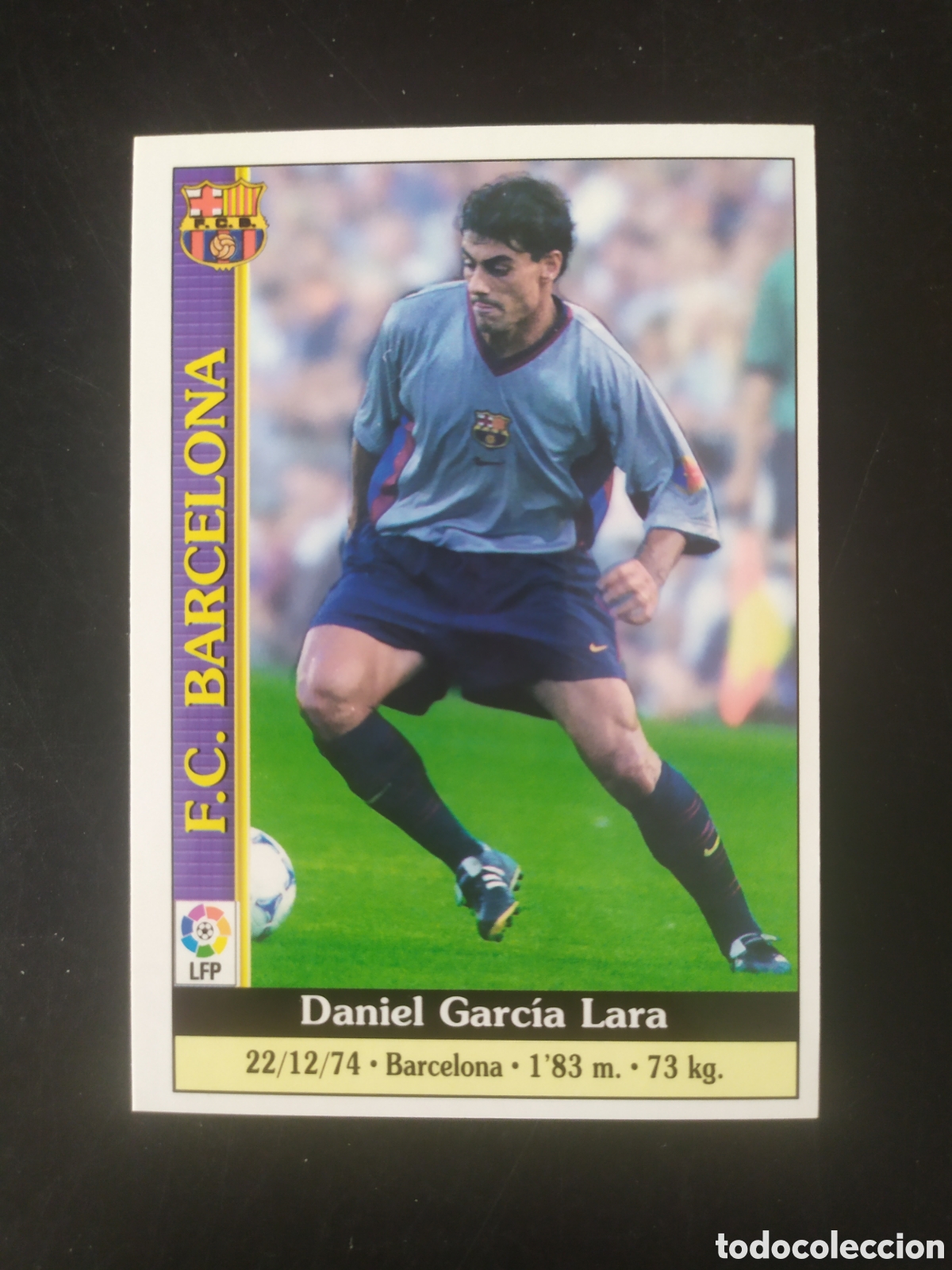 Figurine di Calcio: Mundicromo fichas Liga 1999 2000 99 00 Dani n&deg; 504 Barcelona