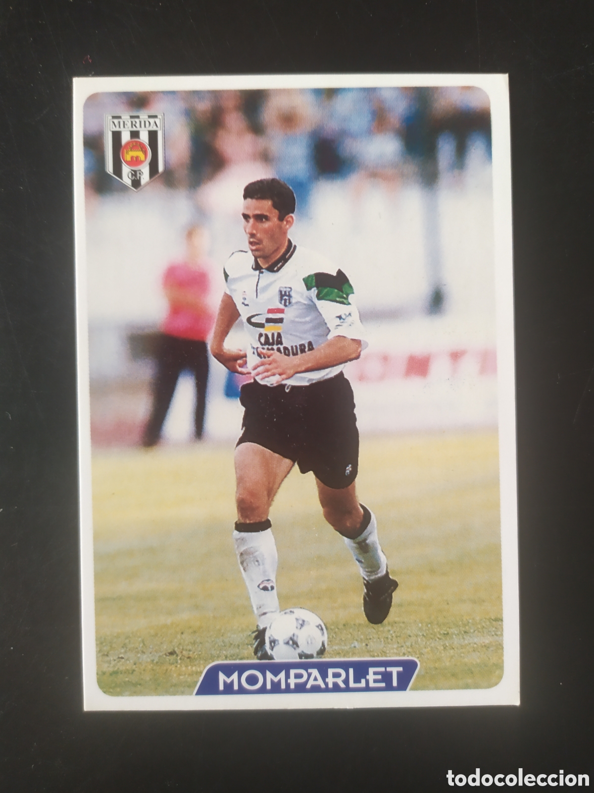 Figurine di Calcio: Mundicromo fichas Liga 1995 1996 95 96 Momparlet n&deg; 351 M&eacute;rida
