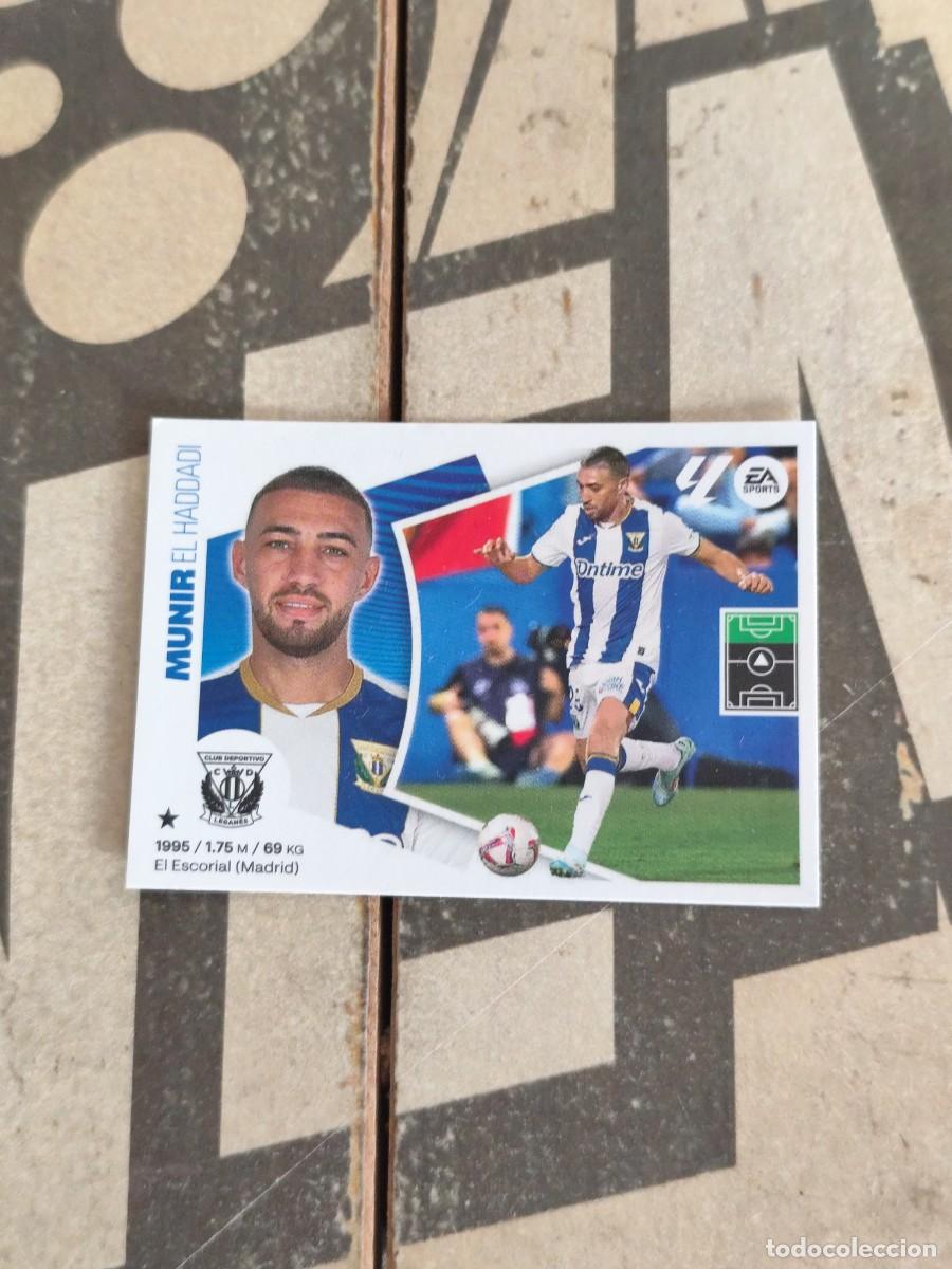 Figurine di Calcio: &Uacute;ltimos Fichajes Munir N 53 Legan&eacute;s Liga Este 24/25 sin pegar