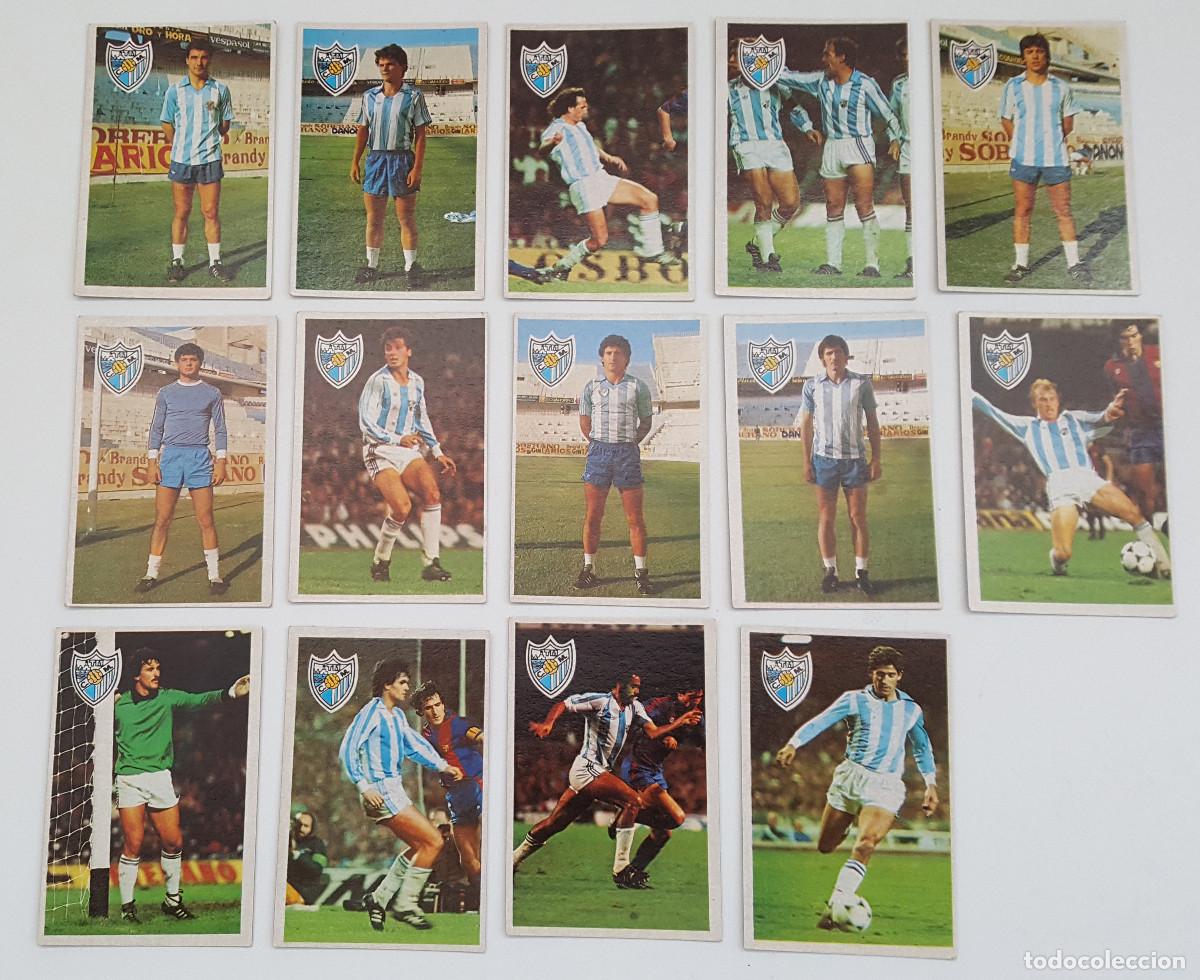 Figurine di Calcio: LOTE 14 CROMOS CLUB DEPORTIVO M&Aacute;LAGA, CROMO ESPORT, MARADONA LIGA 1&ordf; DIVISI&Oacute;N 1984 85, SIN PEGAR