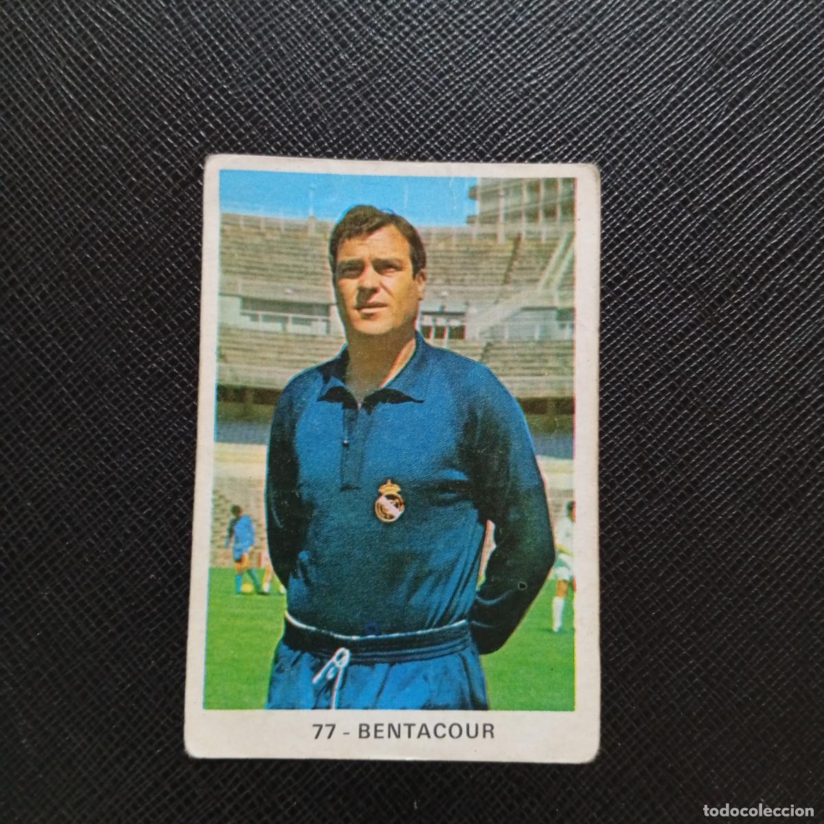 Cromos de f&uacute;tbol: 77 BENTACOUR REAL MADRID RUIZ ROMERO 1970 1971 CROMO FUTBOL 70 MEJICO 71 - SIN PEGAR - A32 PG29