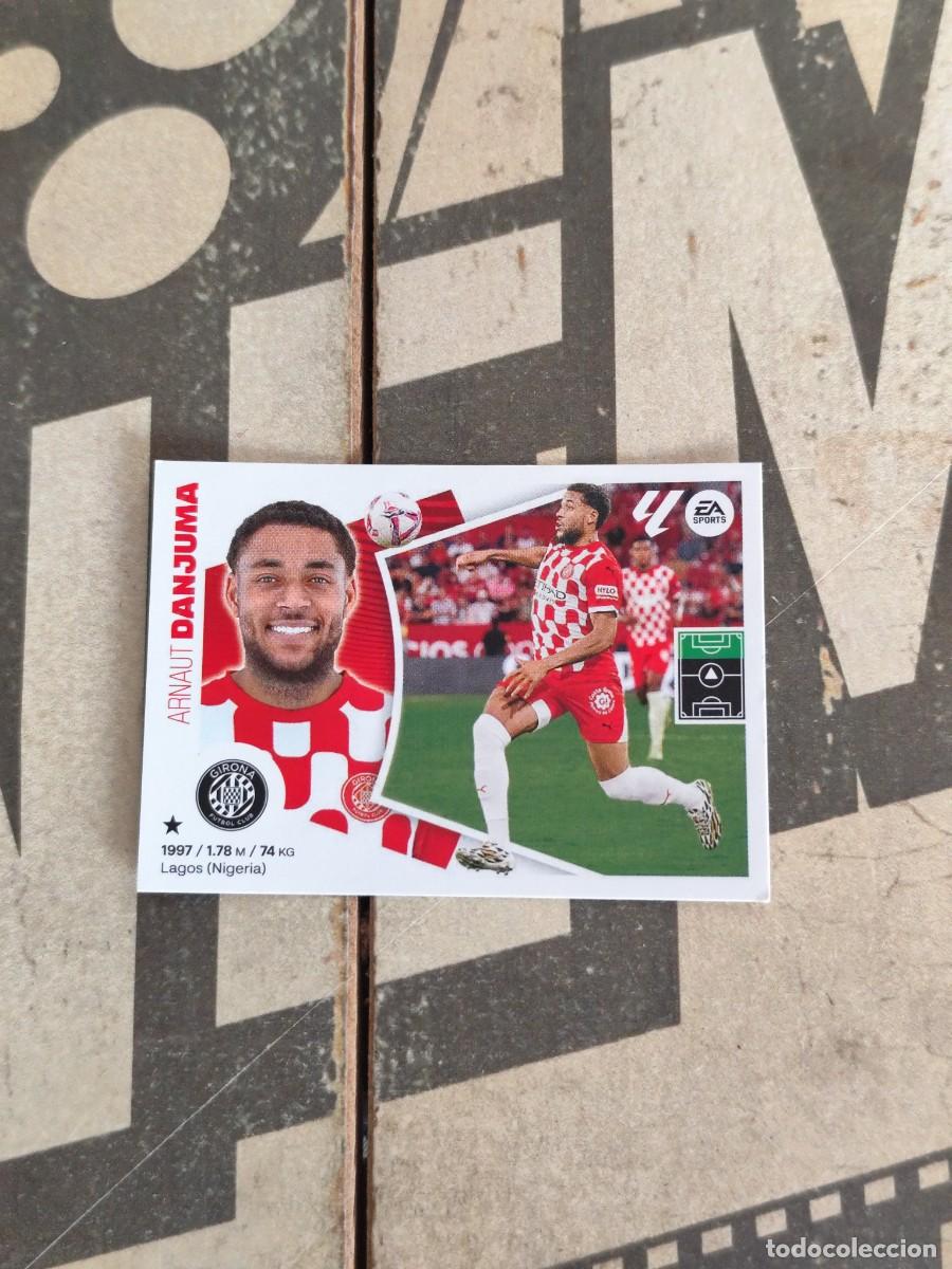Cromos de f&uacute;tbol: &Uacute;ltimos Fichajes Danjuma N 63 Girona Liga Este 24/25 sin pegar